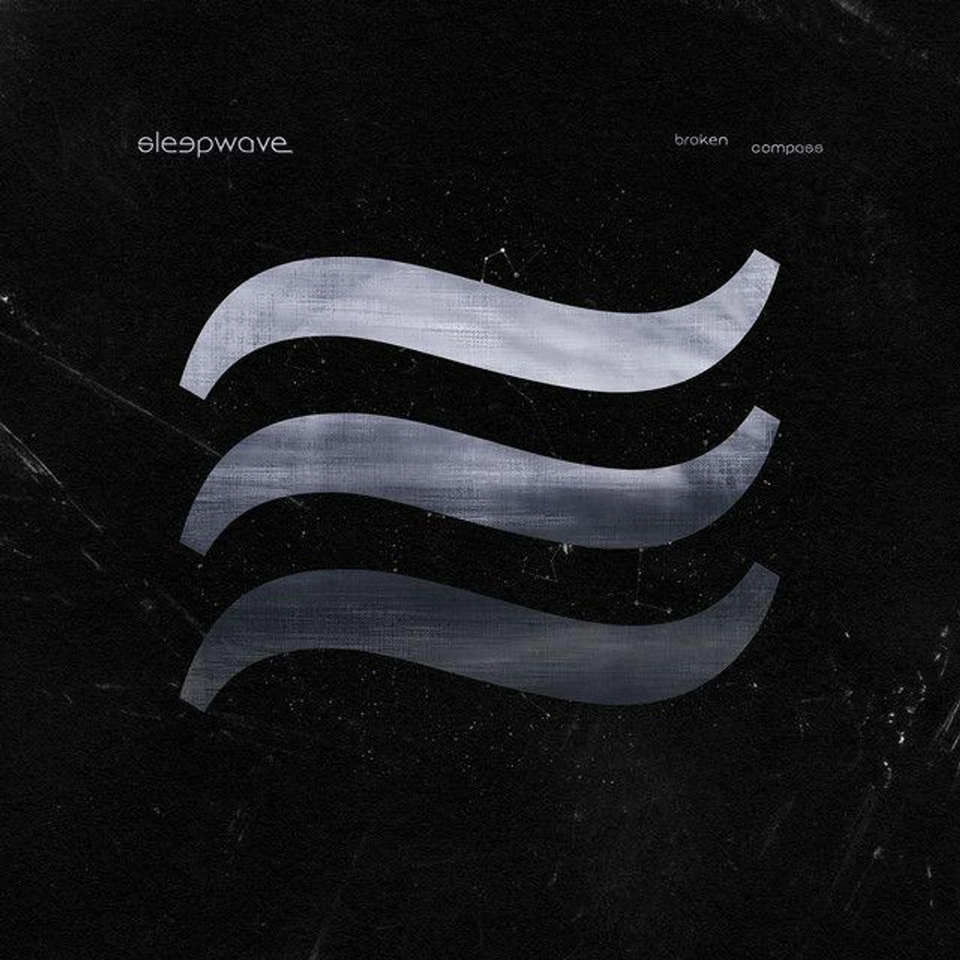 Sleepwave BROKEN COMPASS (TRANS BLUE/BLK) Vinyl Record