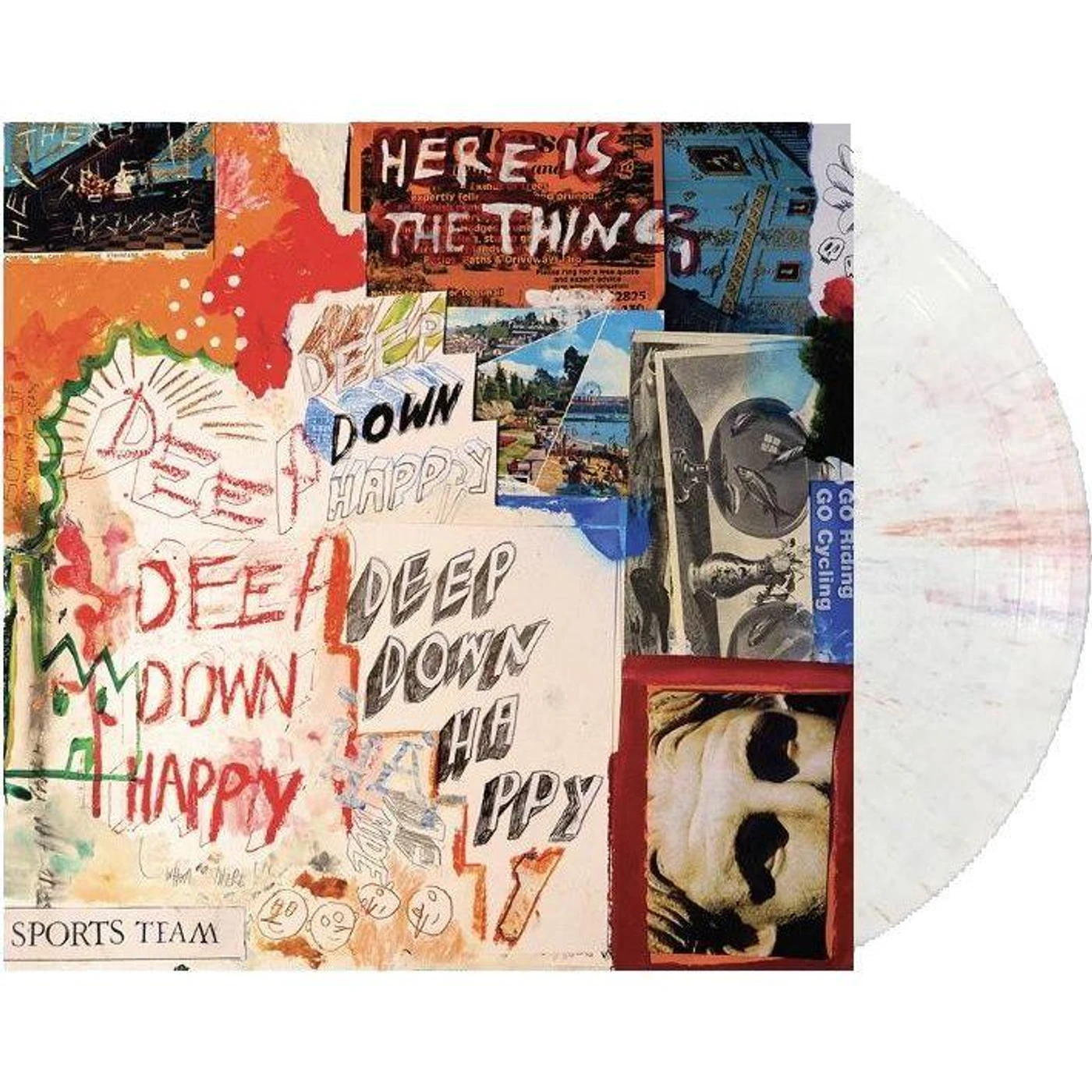 Sports Team Deep Down Happy Vinyl Record