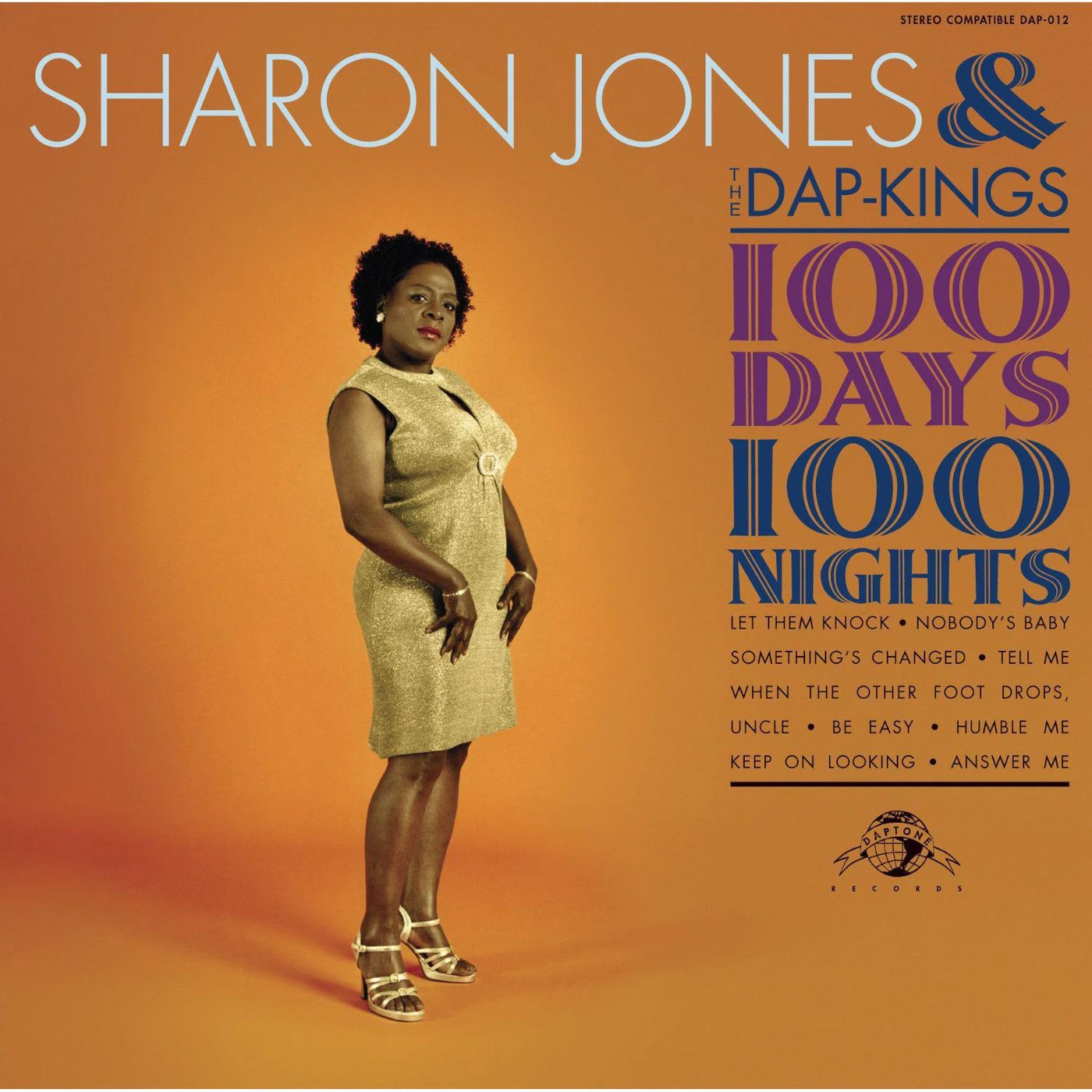 Sharon Jones & The Dap-Kings 100 DAYS 100 NIGHTS Vinyl Record