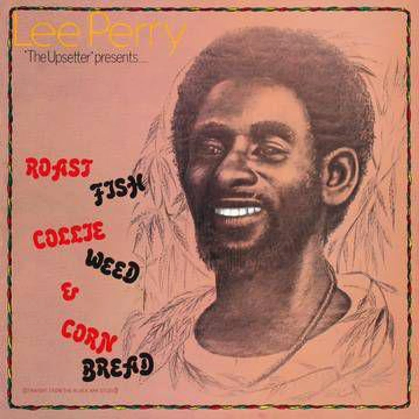 Lee Perry ROAST FISH COLLIE WEED & CORNBREAD (180G/ORANGE VINYL) Vinyl Record