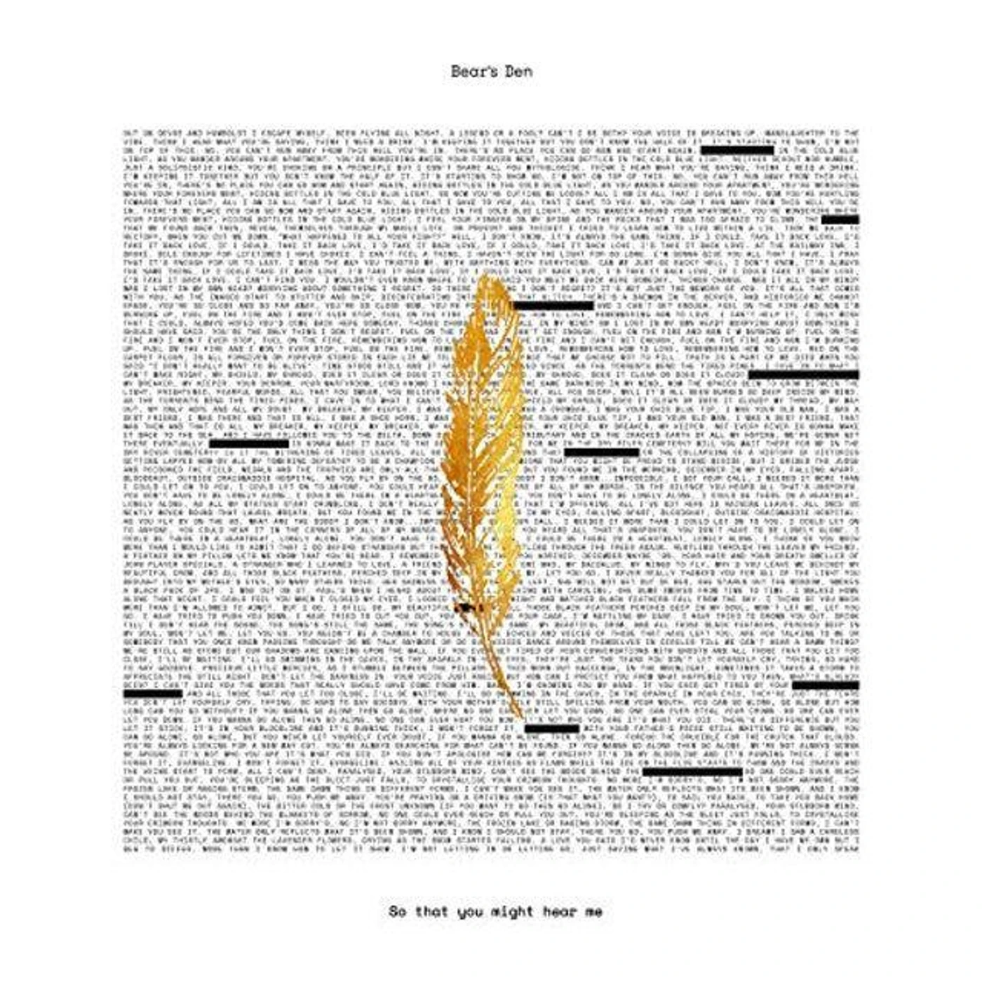 Bear's Den So that you might hear me Vinyl Record