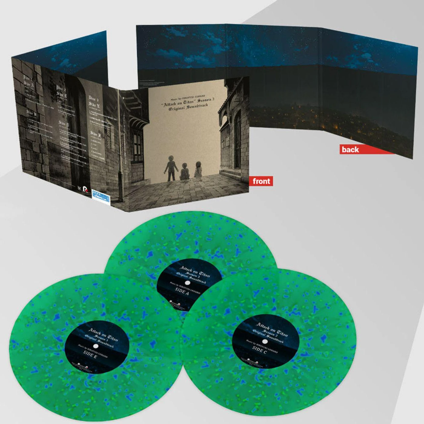 Sawano Hiroyuki Attack On Titan Season 3 - Original Soundtrack Vinyl Record