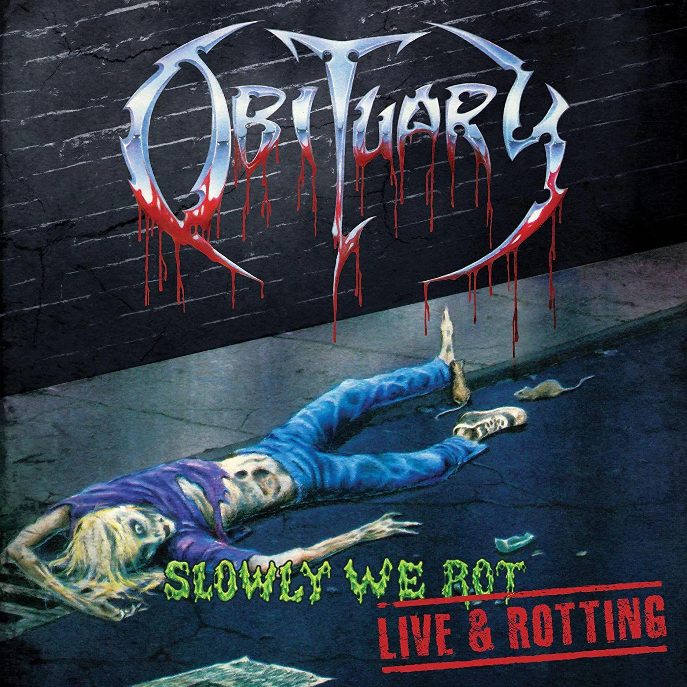Obituary Slowly We Rot - Live and Rotting Vinyl Record