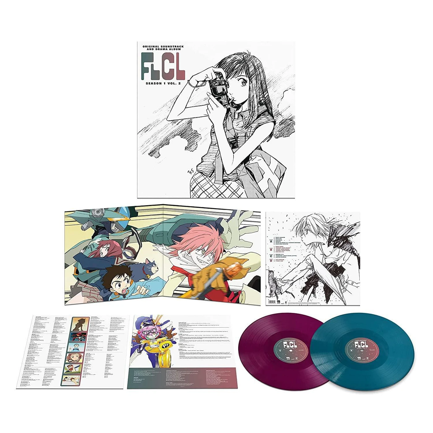 the pillows FLCL Season 1 Vol. 2 / Original Soundtrack Vinyl Record