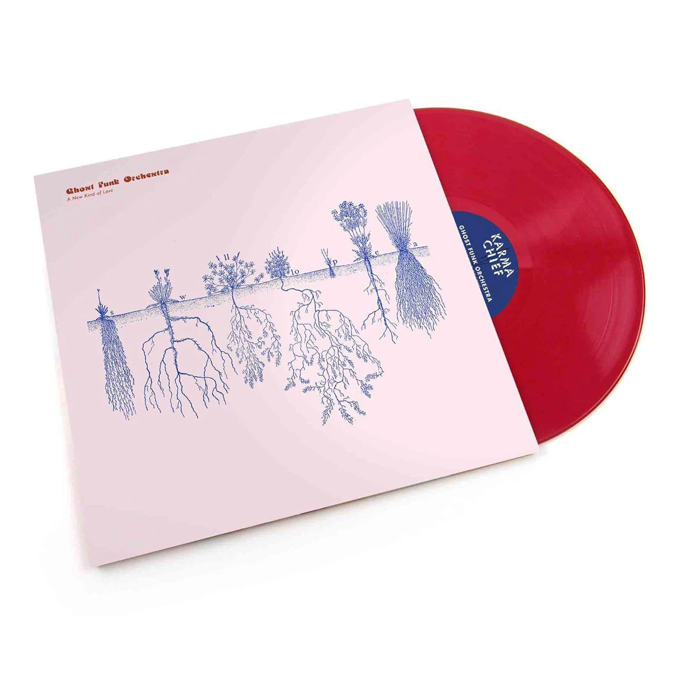 Ghost Funk Orchestra New Kind Of Love - Transparent Red Vinyl Record