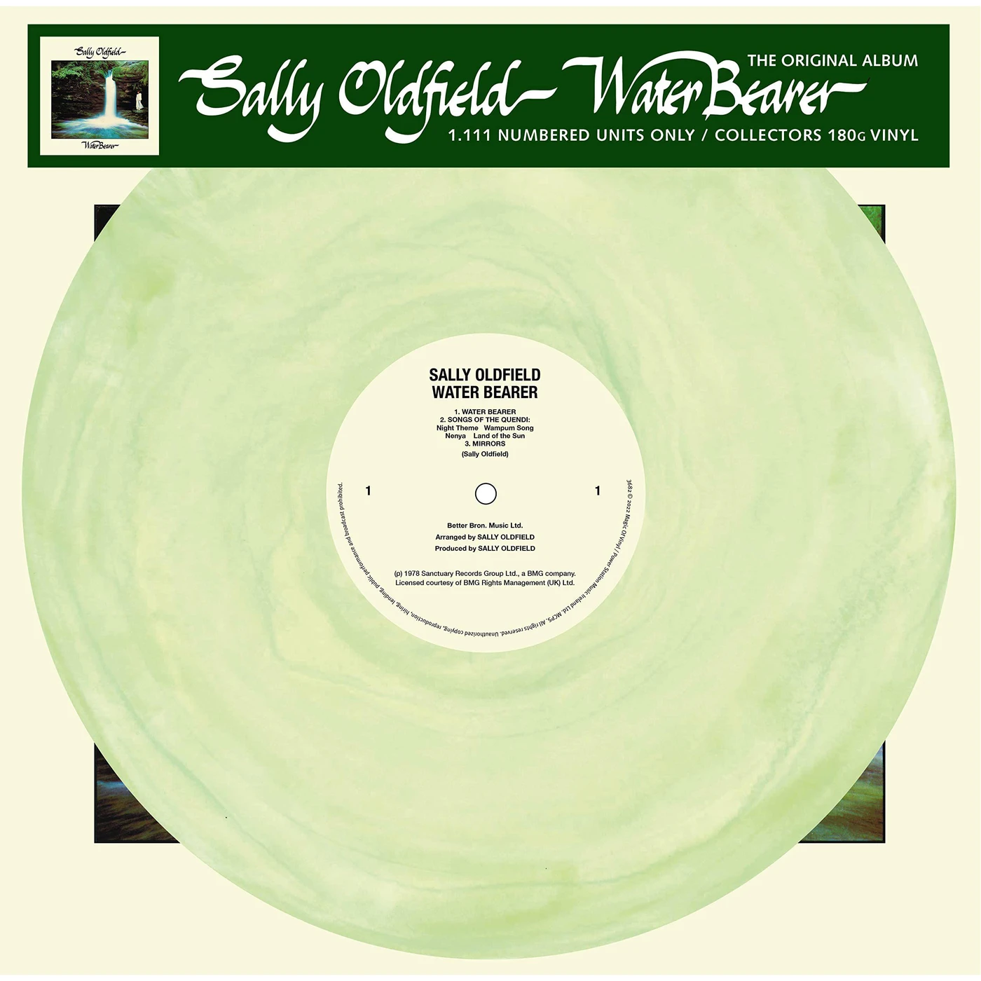 Sally Oldfield WATER BEARER: THE ORIGINAL ALBUM Vinyl Record