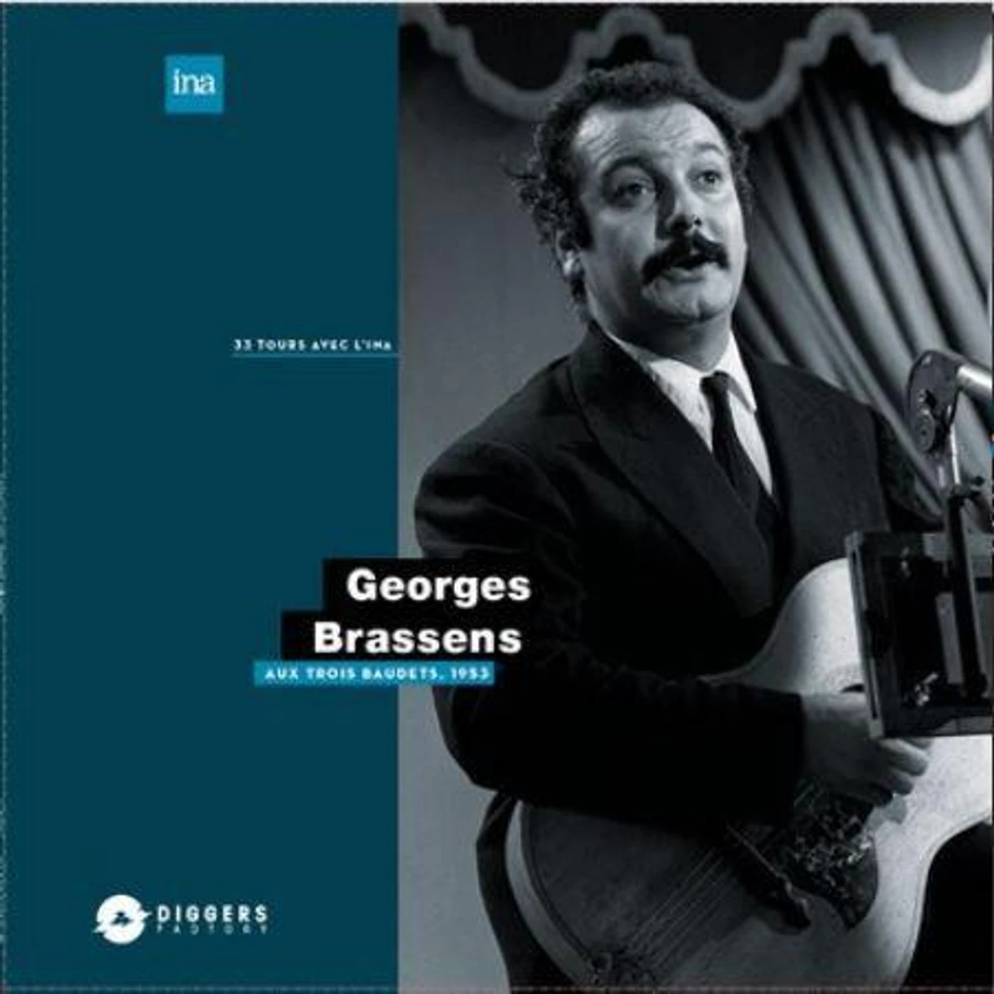 Georges Brassens AUX TROIS BAUDETS, 1953 Vinyl Record