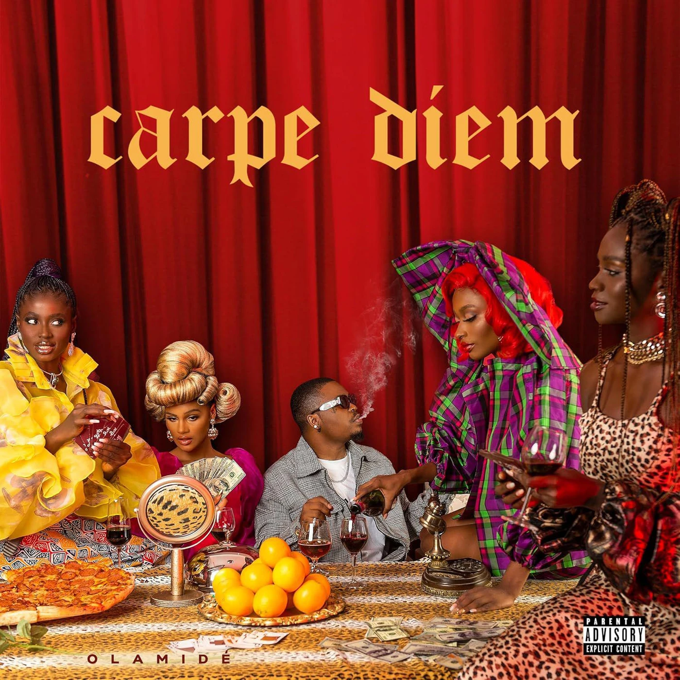 Olamide Carpe Diem (Apple + Canary Yellow Half/Half) Vinyl Record