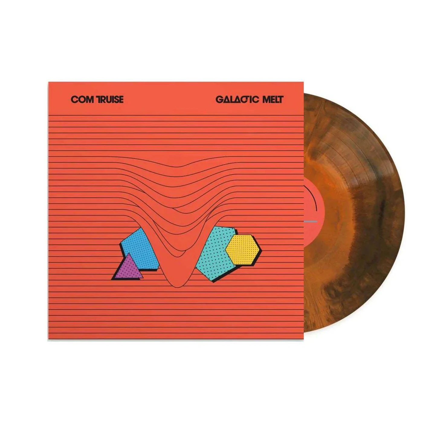 Com Truise Galactic Melt (10th Anniv. Ed.) (Black & Orange) Vinyl Record