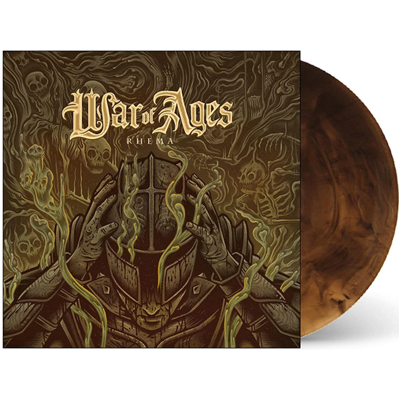 War Of Ages RHEMA (BATTLE BRONZE ETCHED VINYL) Vinyl Record