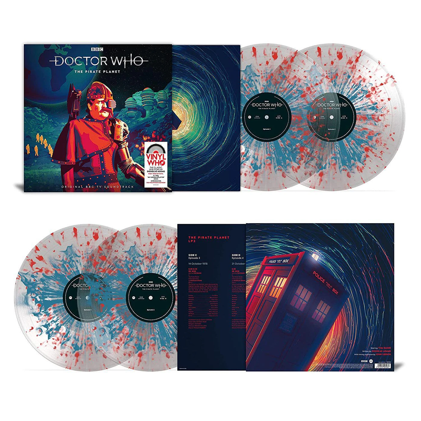 Doctor Who Pirate Planet Vinyl Record