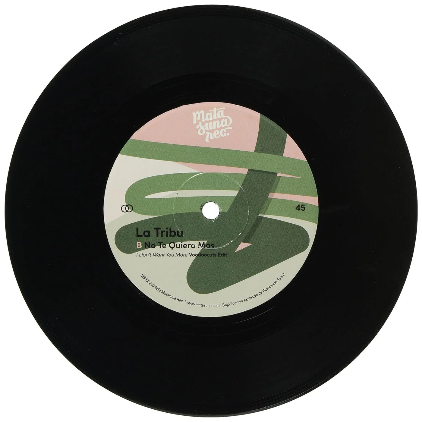 La Tribu NO TE QUIERO MAS (I DON'T WANT YOU MORE) Vinyl Record
