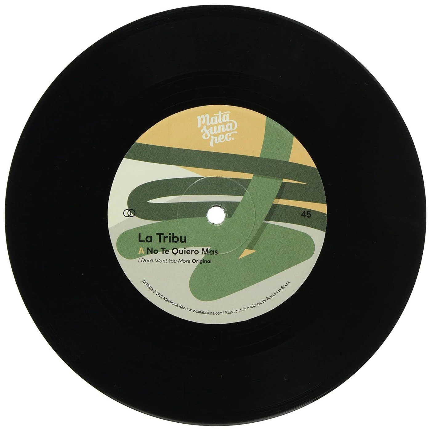 La Tribu NO TE QUIERO MAS (I DON'T WANT YOU MORE) Vinyl Record