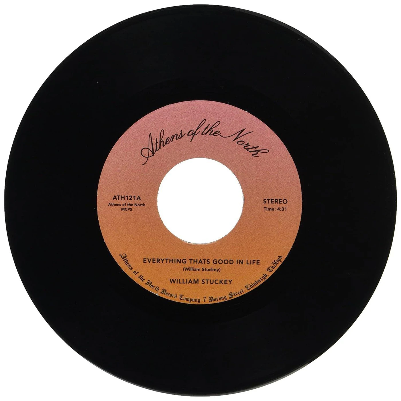 William Stuckey EVERYTHING THAT'S GOOD IN LIFE Vinyl Record