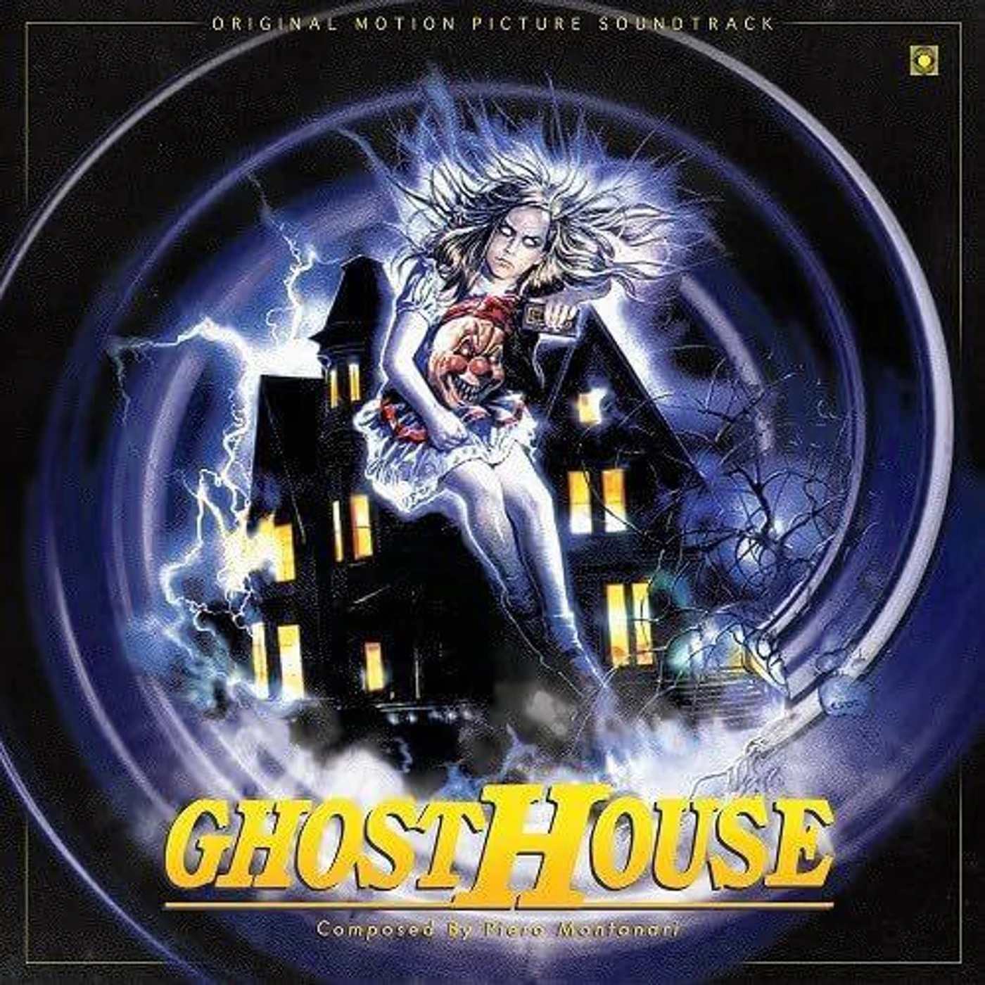 Piero Montanari Ghosthouse OST (Limited Edition, 180 Gram, Electric Shock Blue & Candle Glow Yellow)  Vinyl Record