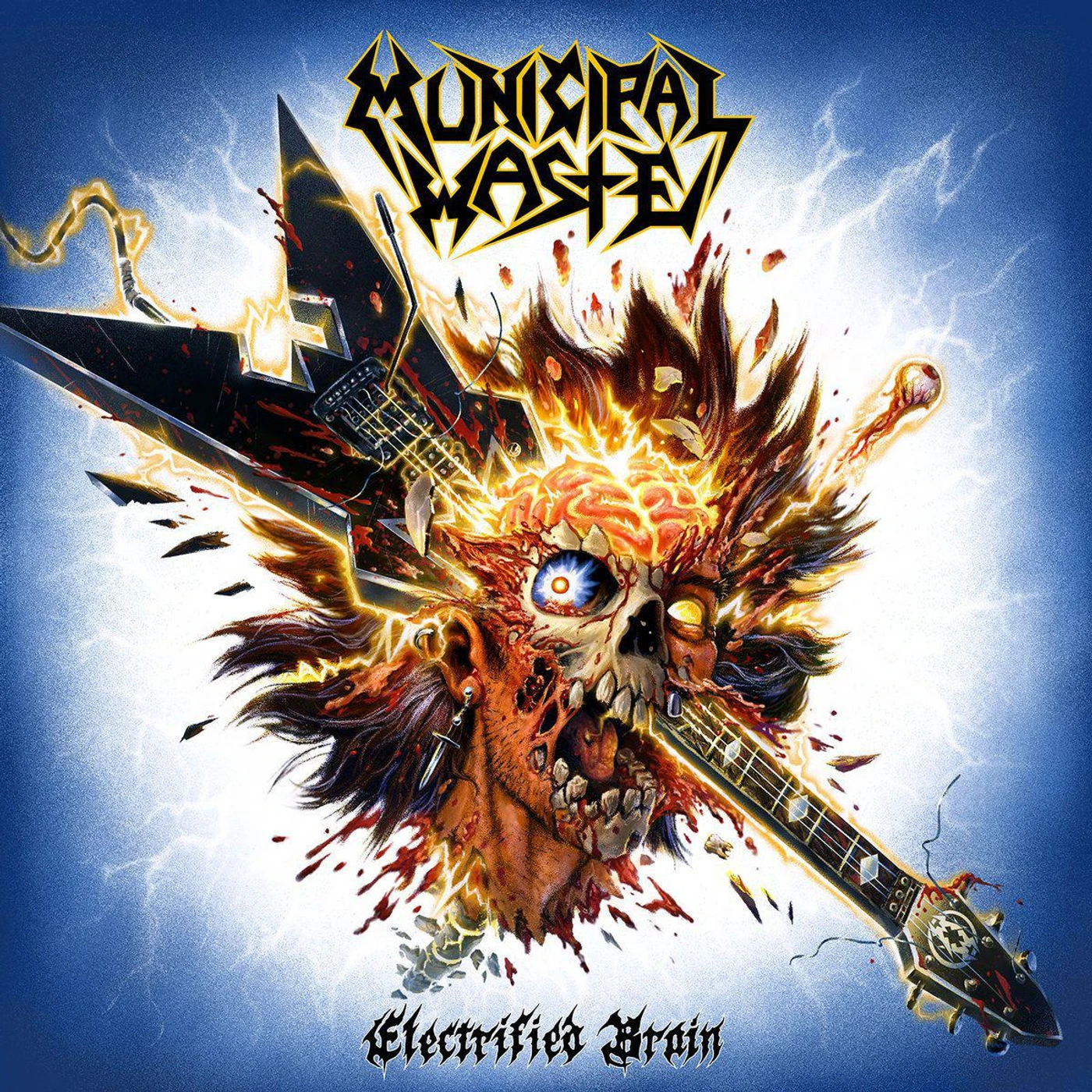 Municipal Waste Electrified Brain - Yellow Vinyl Record