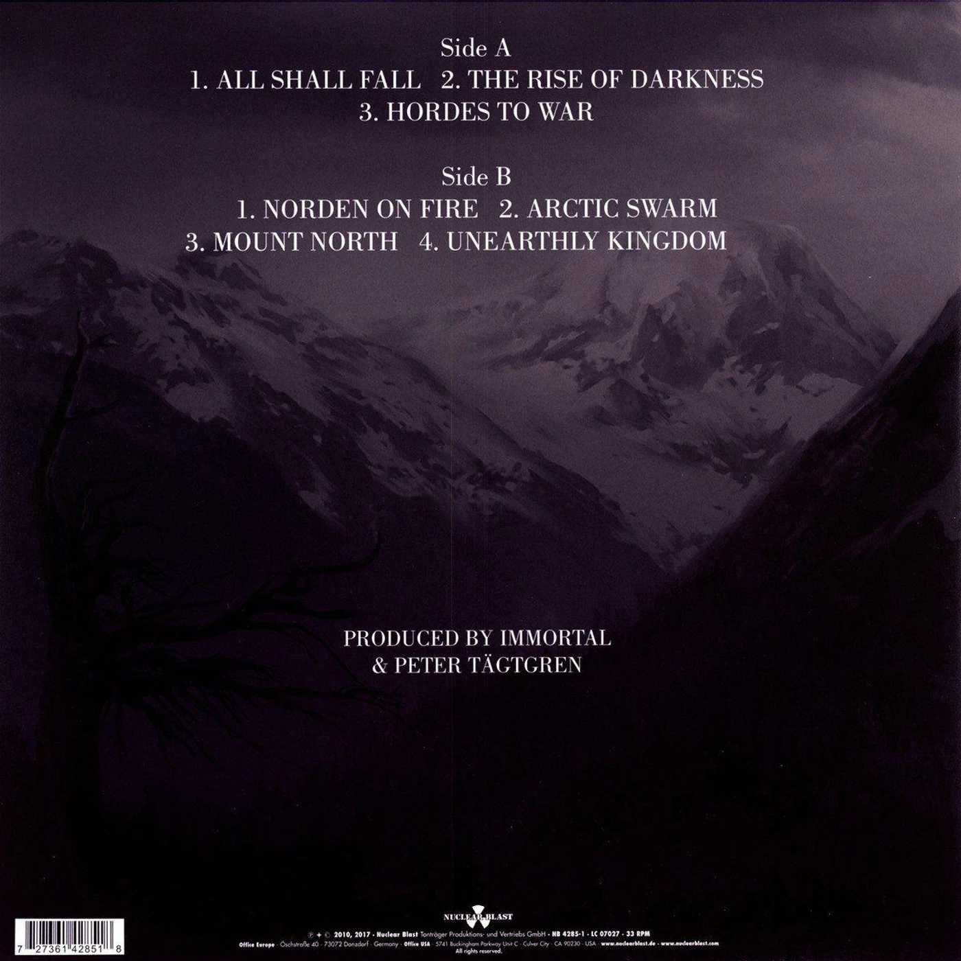 Immortal All Shall Fall Vinyl Record