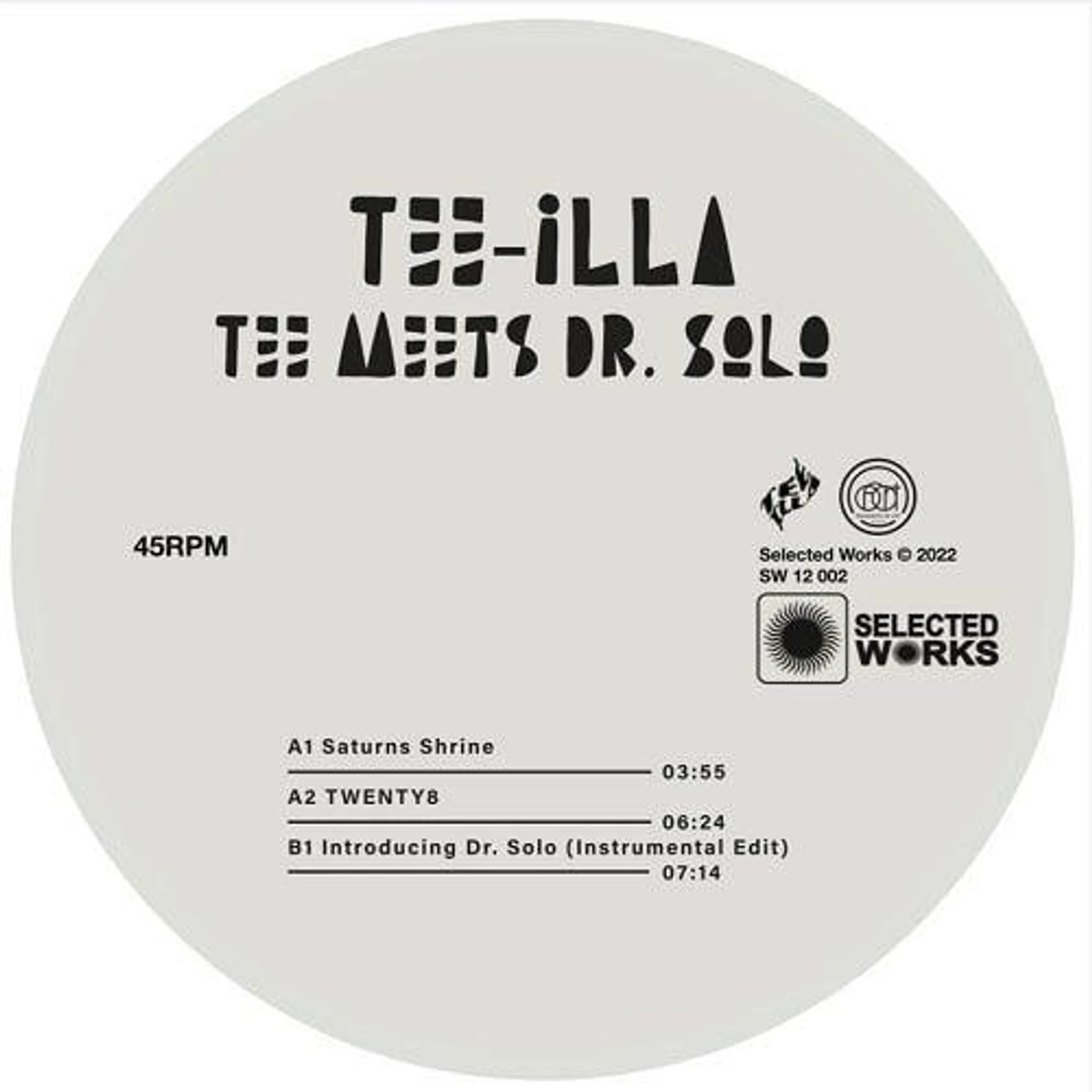 Tee Illa Tee Meets Dr Solo Vinyl Record