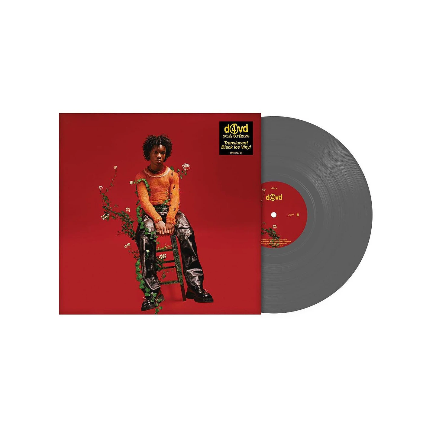 d4vd Petals To Thorns (Translucent Black Ice) Vinyl Record