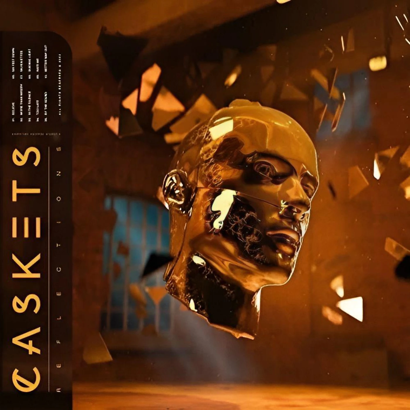 Caskets Reflections - Transparent Orange Vinyl Record