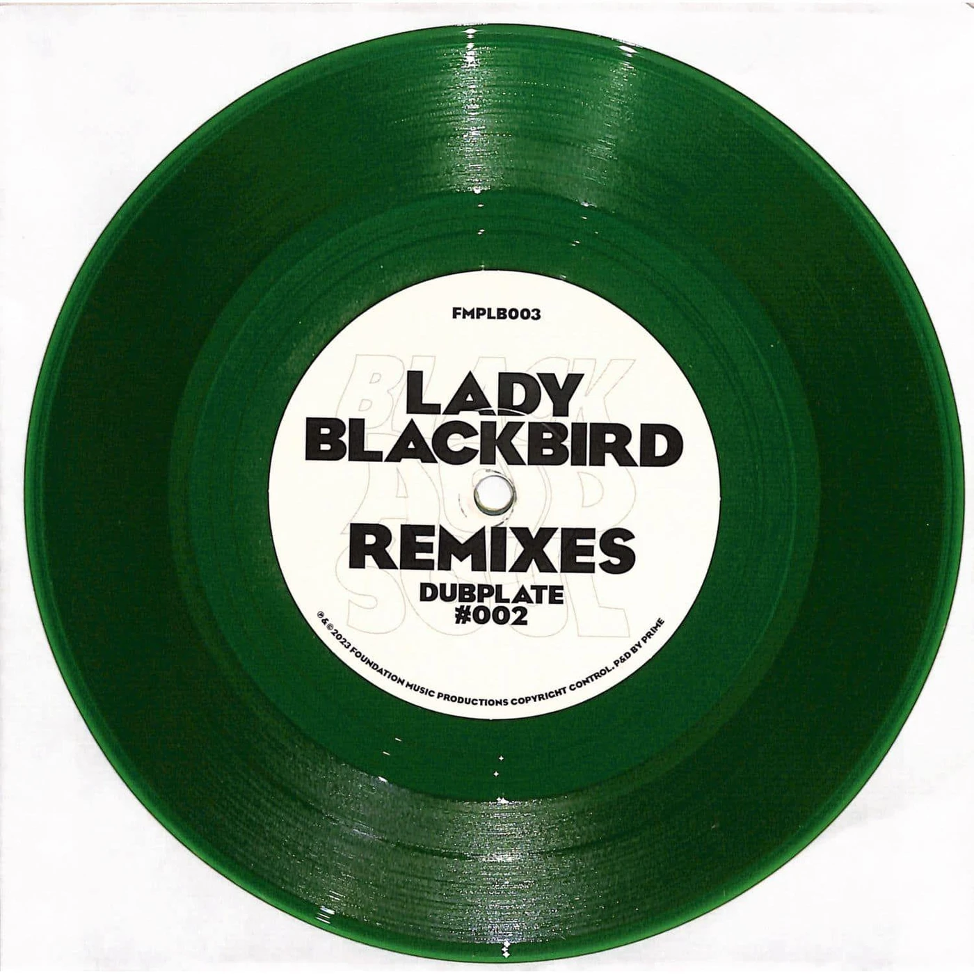 LADY BLACKBIRD REMIX DUBPLATE 002 Vinyl Record