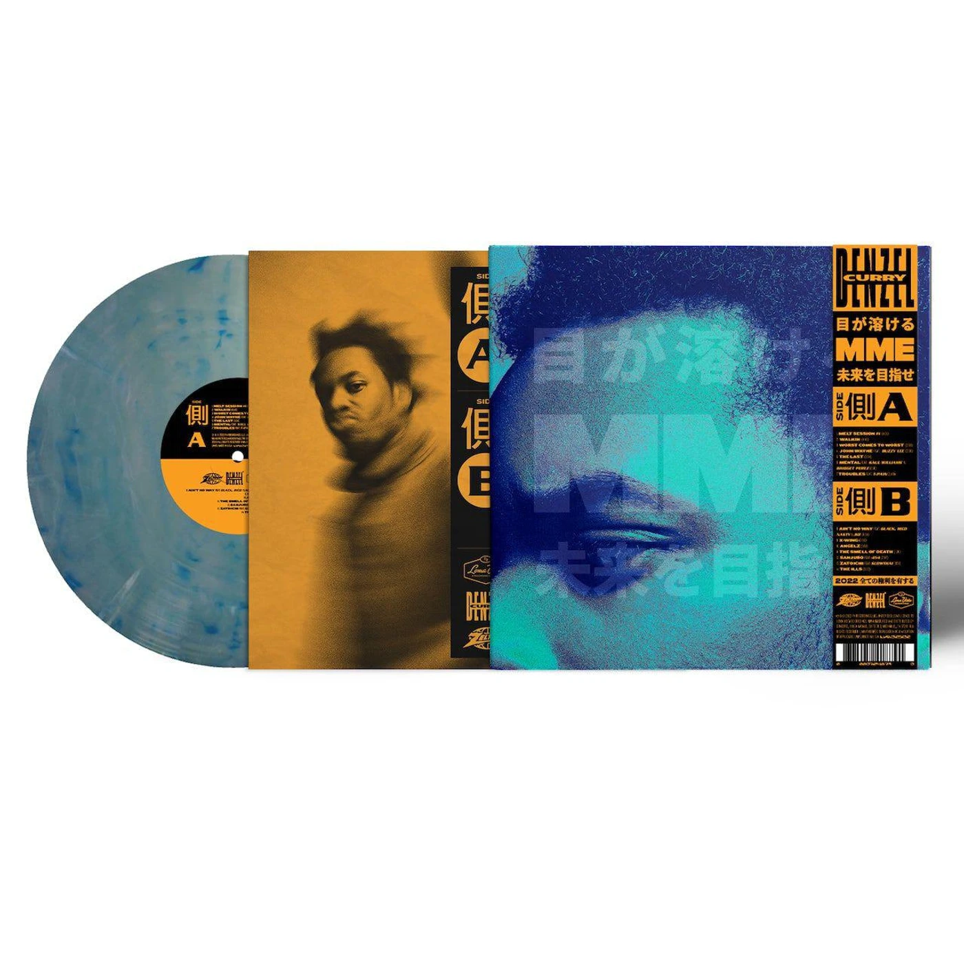 Denzel Curry Melt My Eyez See Your Future (White/Blue Swirl) Vinyl Record