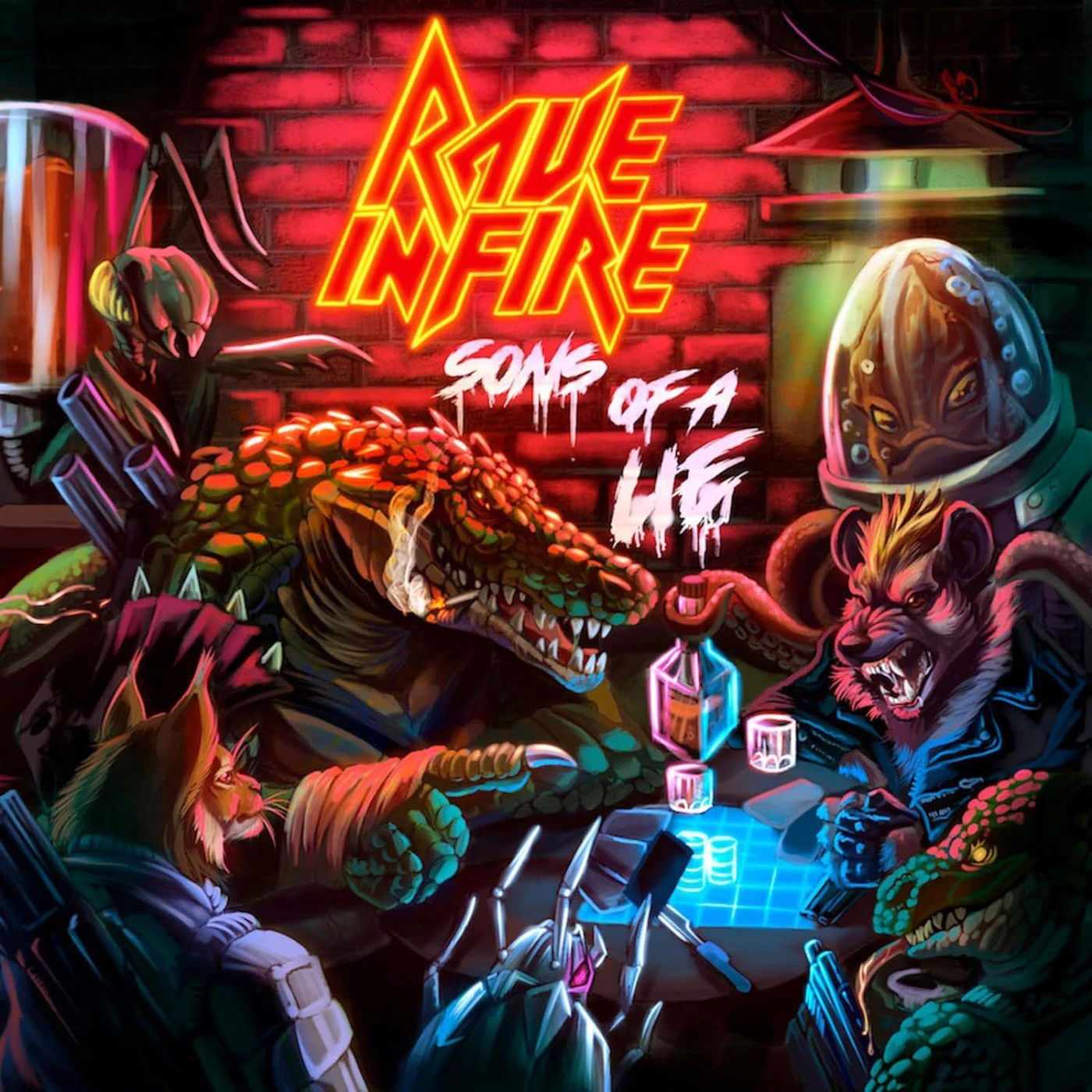 Rave in Fire Sons Of A Lie Vinyl Record