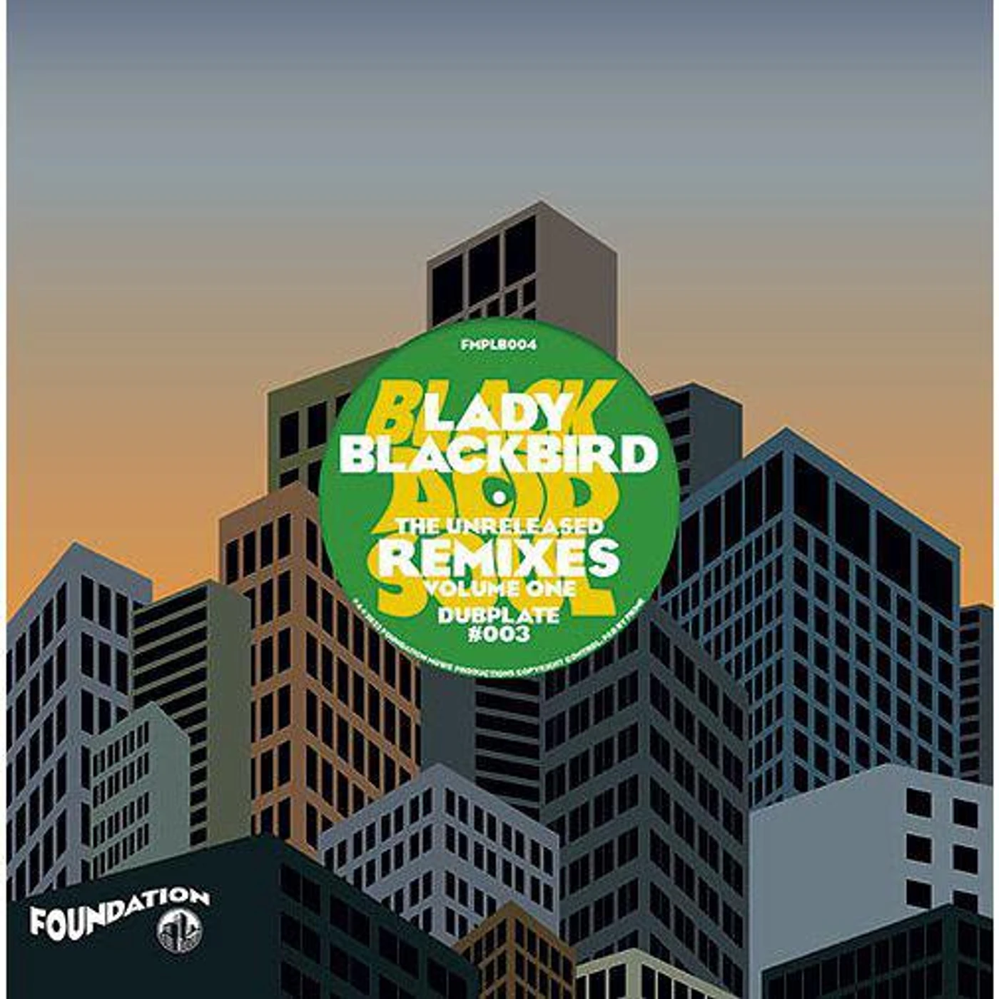 Lady Blackbird LBB Dubplate No 3: The Unreleased Remixes Vol. 1 Vinyl Record