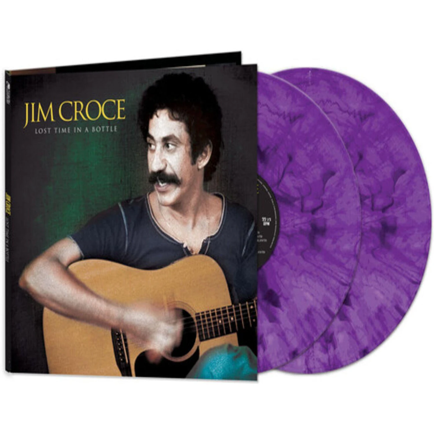 Jim Croce Lost Time In A Bottle - Purple Marble Vinyl Record
