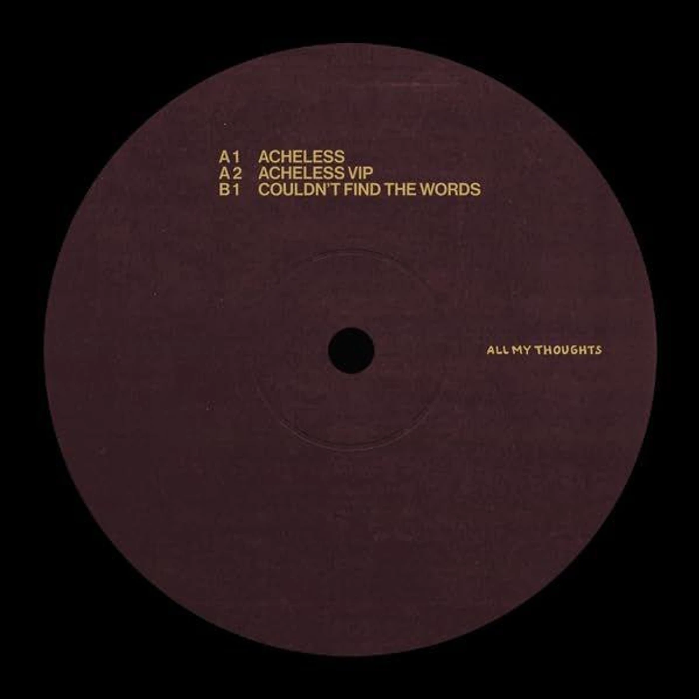 Tom VR Acheless (12"/Extended Play) Vinyl Record