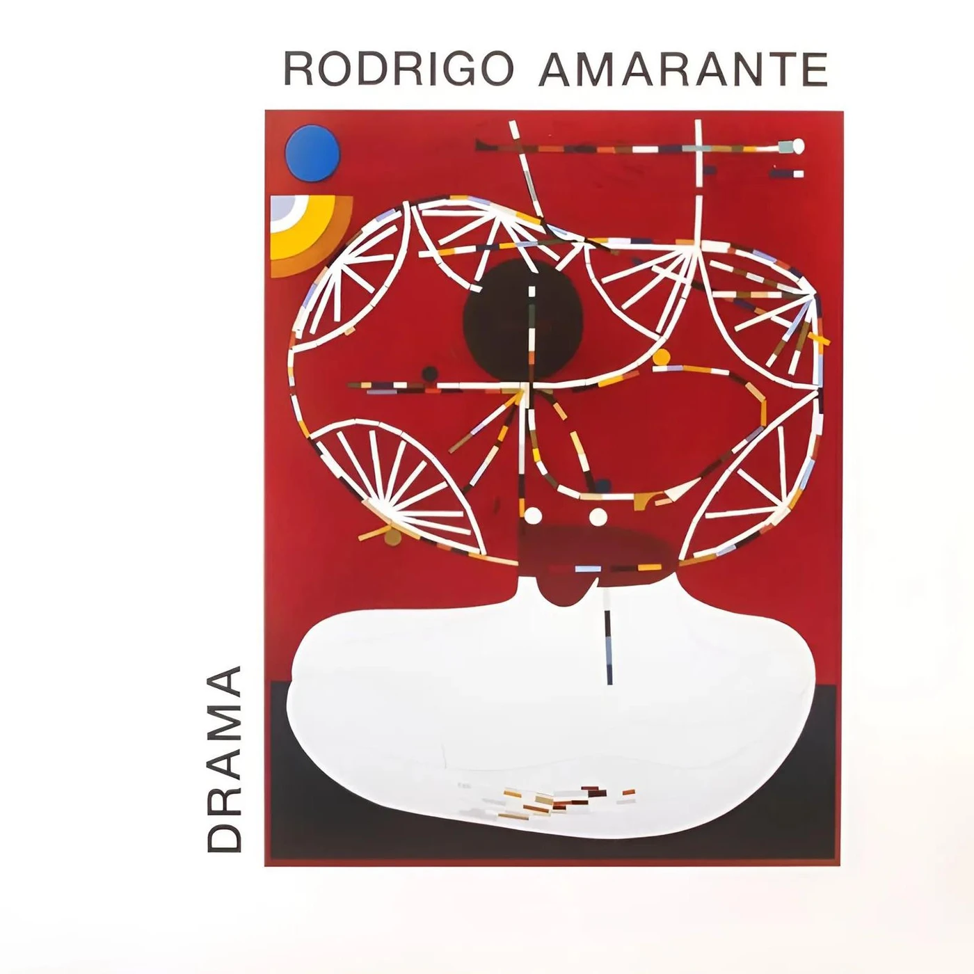 Rodrigo Amarante Drama (Limited Edition Half Clear Olive / Half White) Vinyl Record