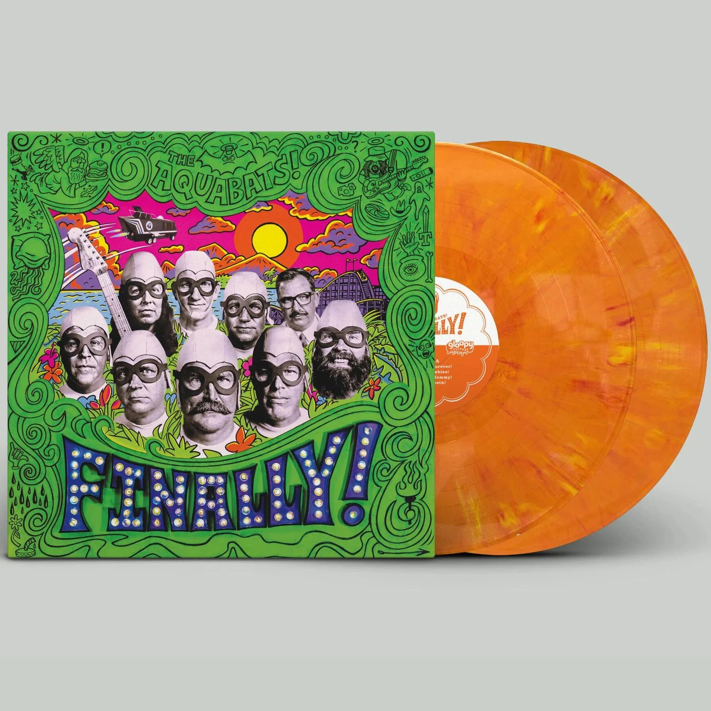The Aquabats! Finally (2LP/Limited Edition, Sunset Orange) Vinyl Record