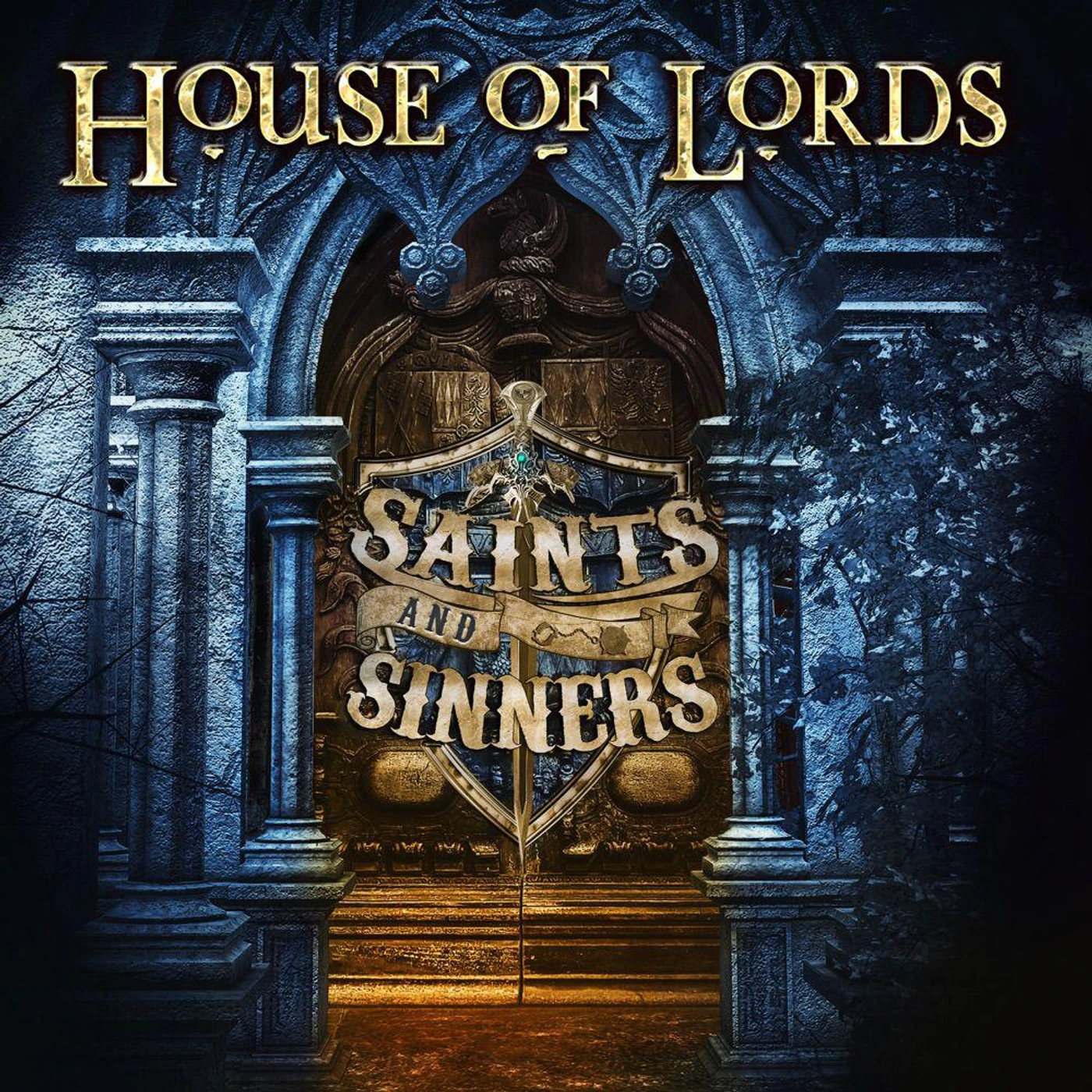 House Of Lords Saints And Sinners (2LP/Blue) Vinyl Record