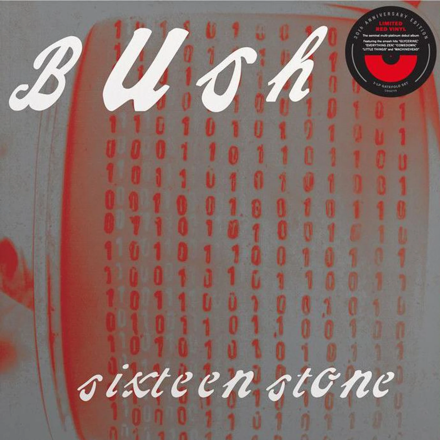 Bush Sixteen Stone (30th Anniversary/Red/2LP) Vinyl Record