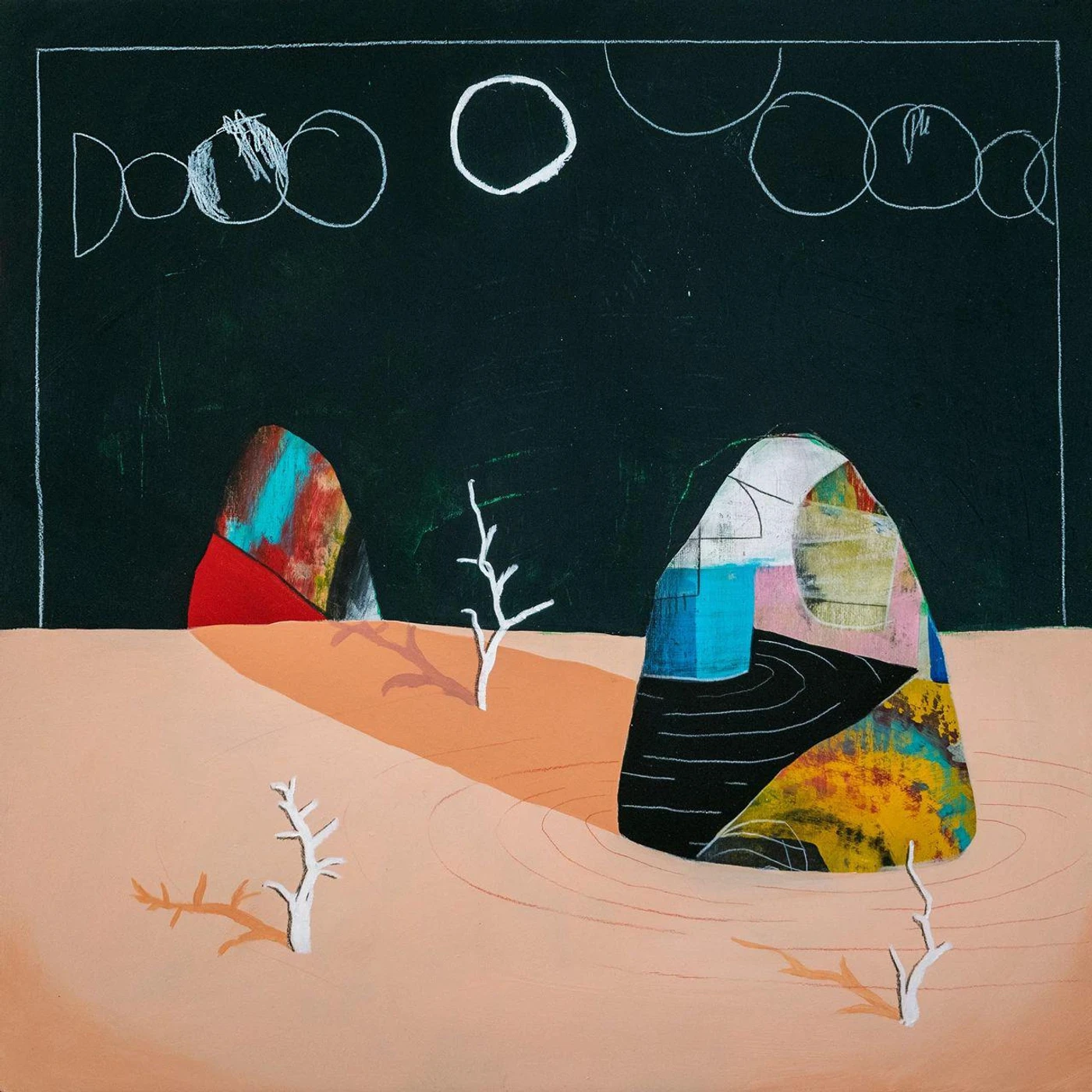 Sly & The Family Drone Moon Is Doom Backwards (Glistening Green) Vinyl Record