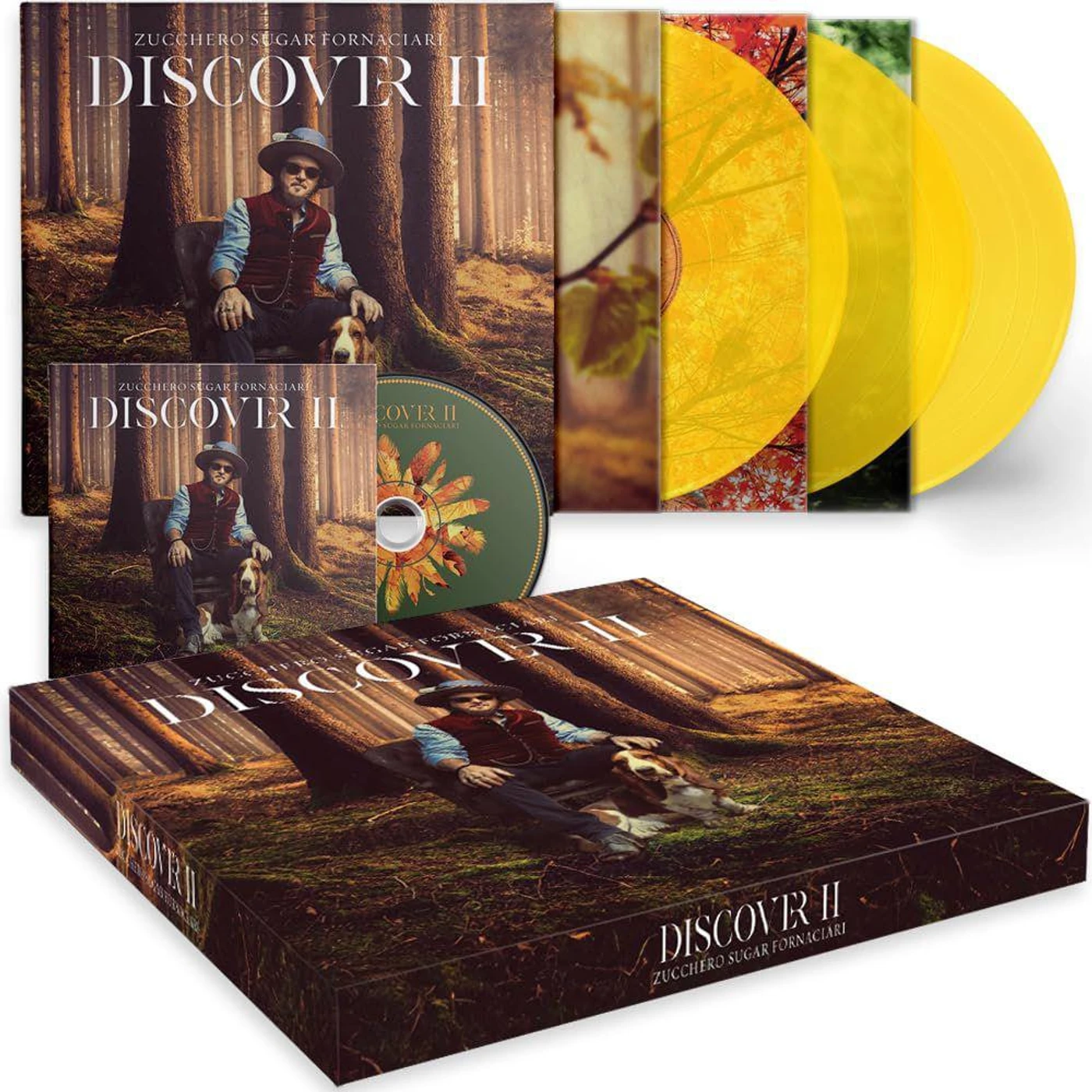 Zucchero Discover II (3LP+CD Box Set) Vinyl Record