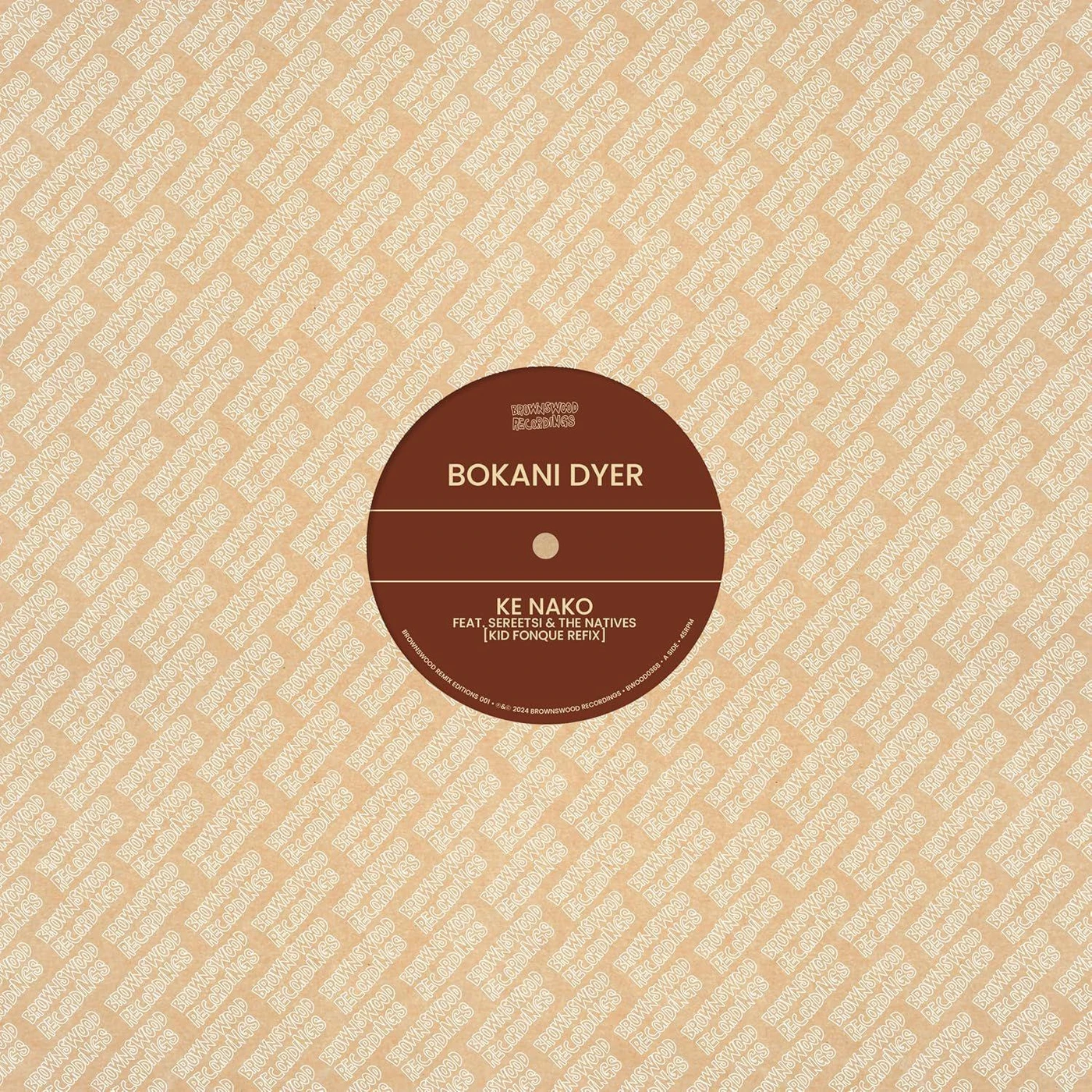 Bokani Dyer Brownswood Remix Editions 001: Ke Nako Remixes Vinyl Record