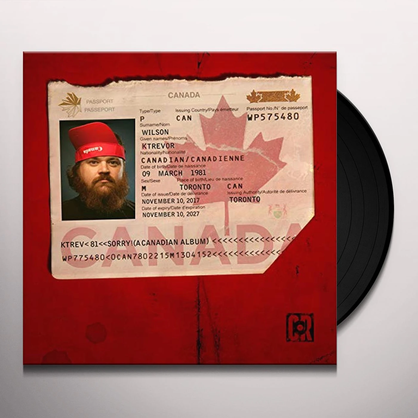 K Trevor Wilson SORRY! (A CANADIAN ALBUM) Vinyl Record