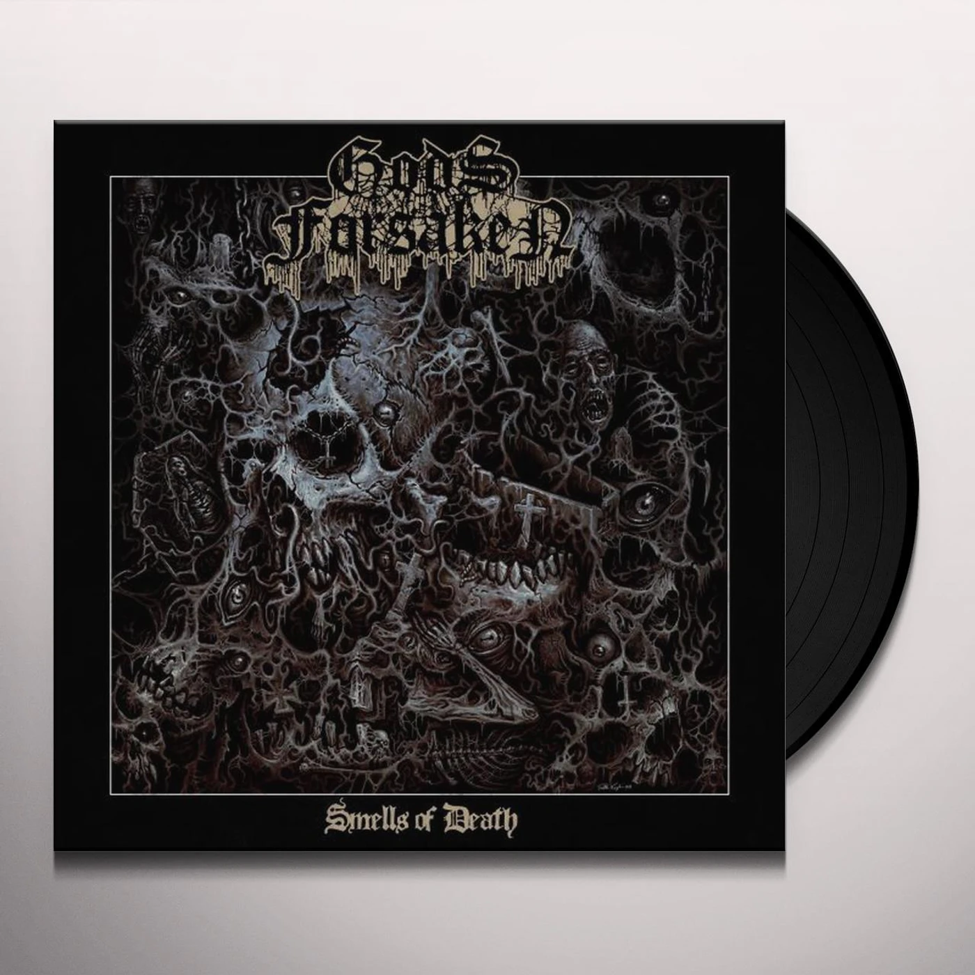 Gods Forsaken In A Pitch Black Grave Vinyl Record