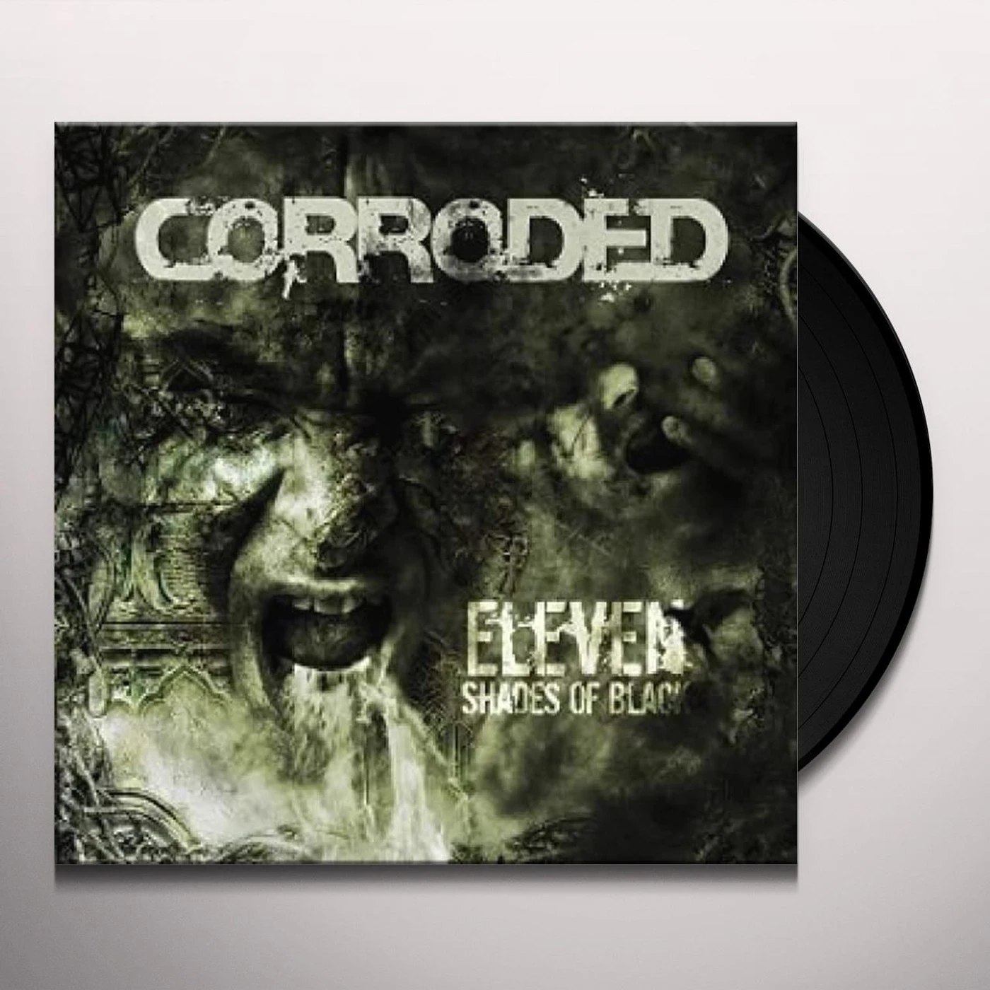 Corroded Eleven Shades Of Black Vinyl Record