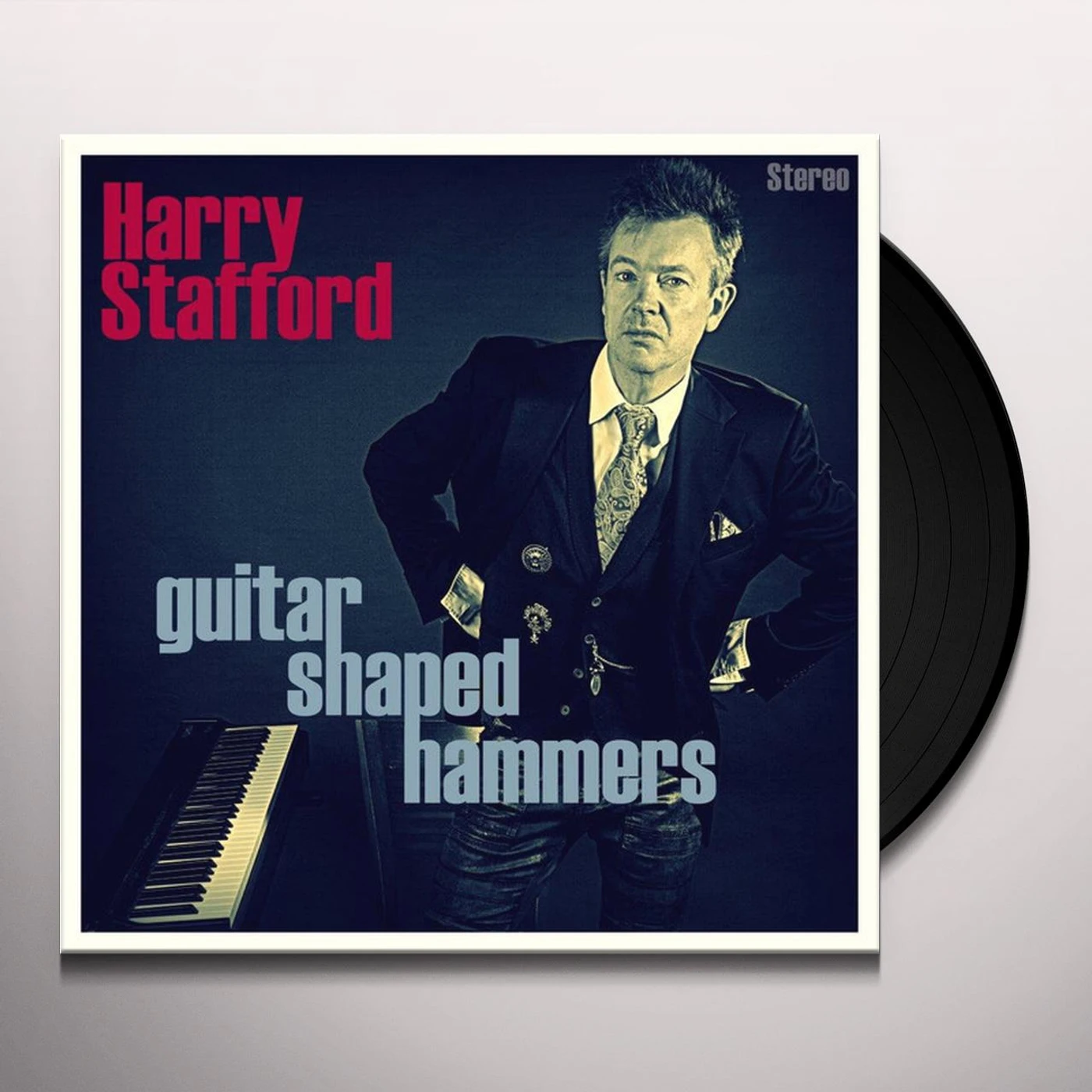 Harry Stafford Guitar Shaped Hammers Vinyl Record