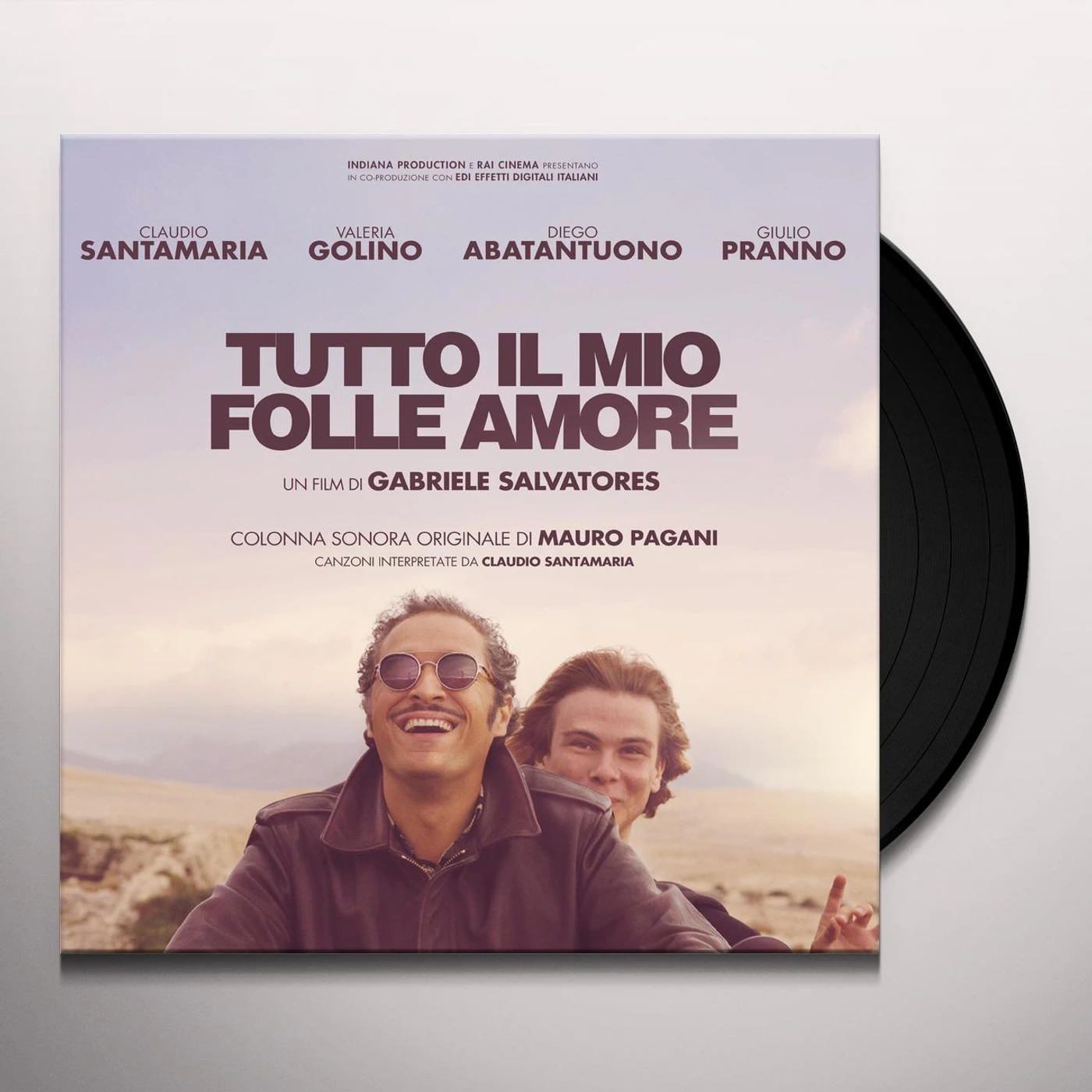 Mauro Pagani Tutto Il Mio Folle Amore (Colo Vinyl Record