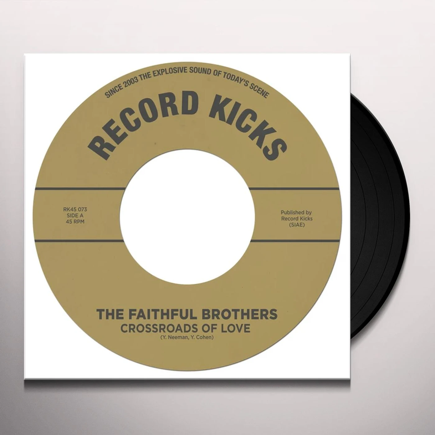 The Faithful Brothers Crossroads Of Love / Ome More Time Vinyl Record