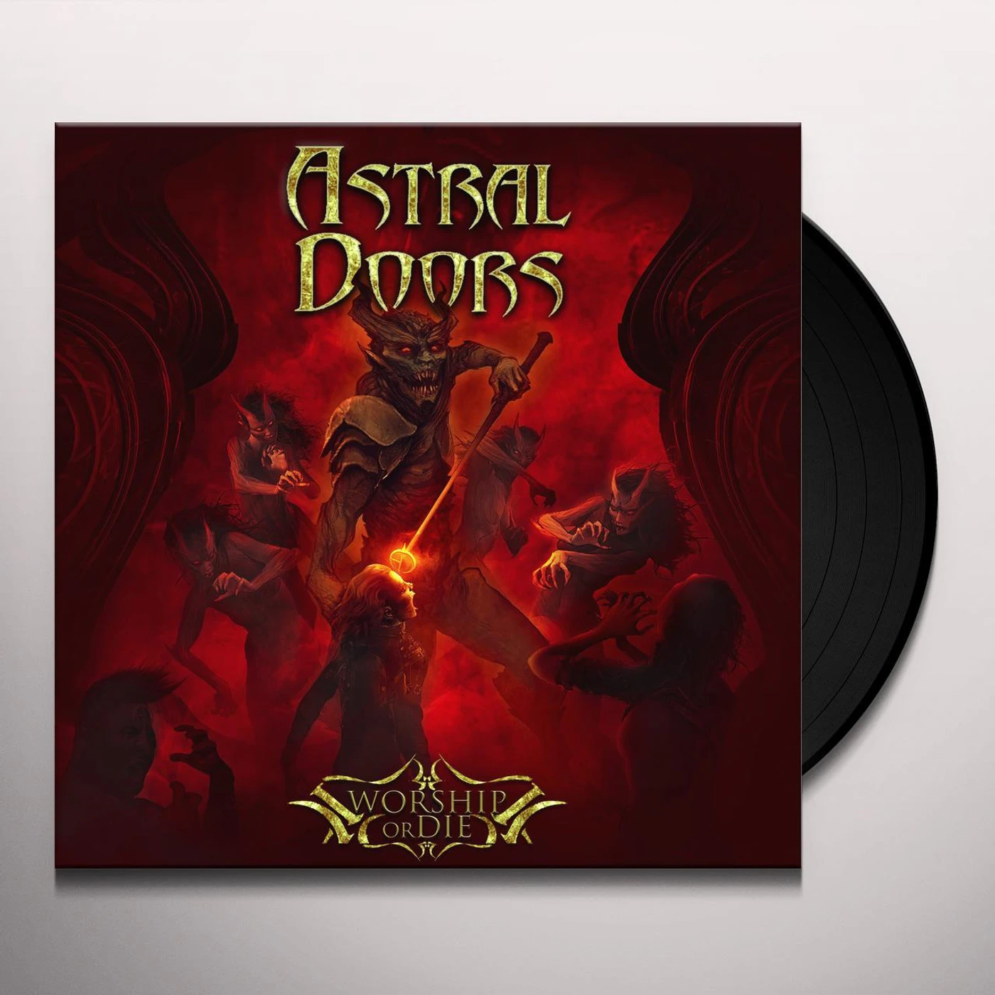 Astral Doors Worship Or Die Vinyl Record