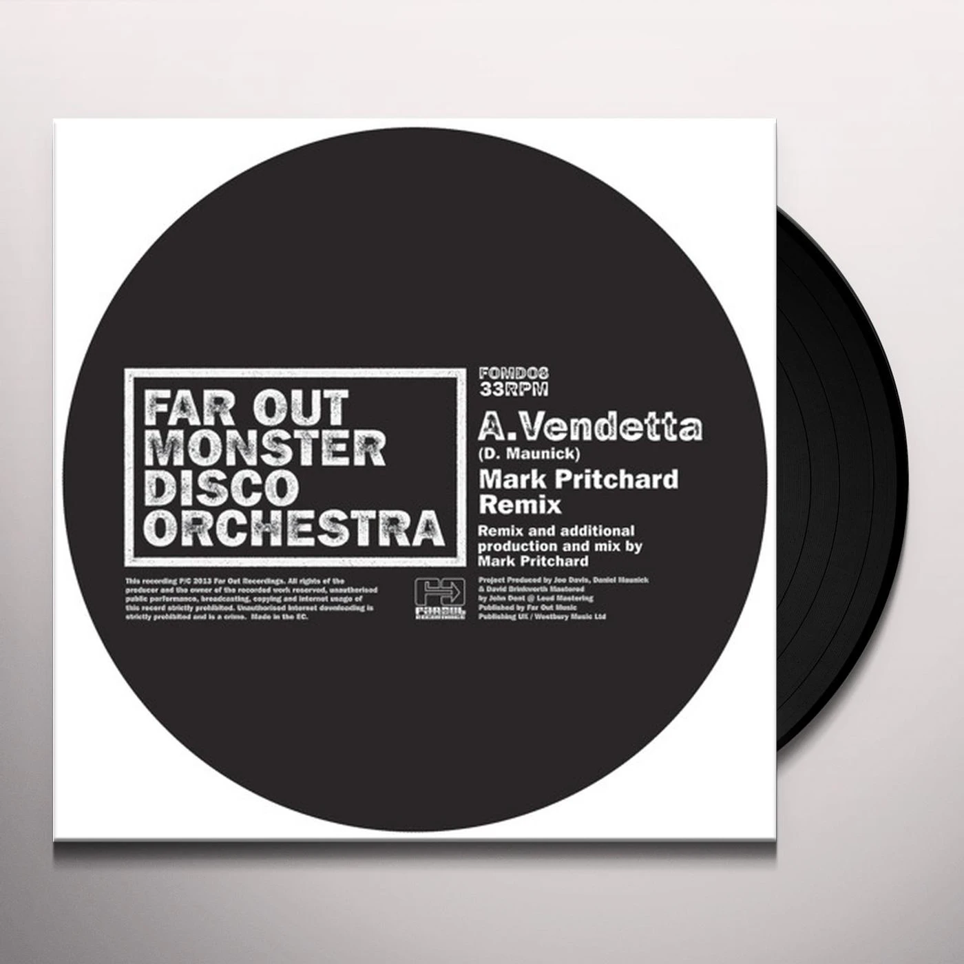 The Far Out Monster Disco Orchestra Vendetta Vinyl Record