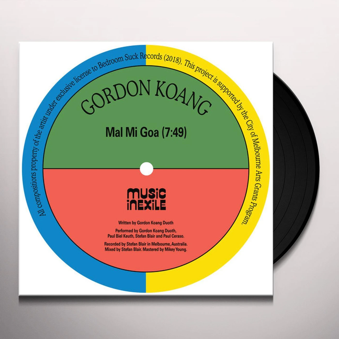 Gordon Koang Mal Mi Goa B/W Salaam Vinyl Record