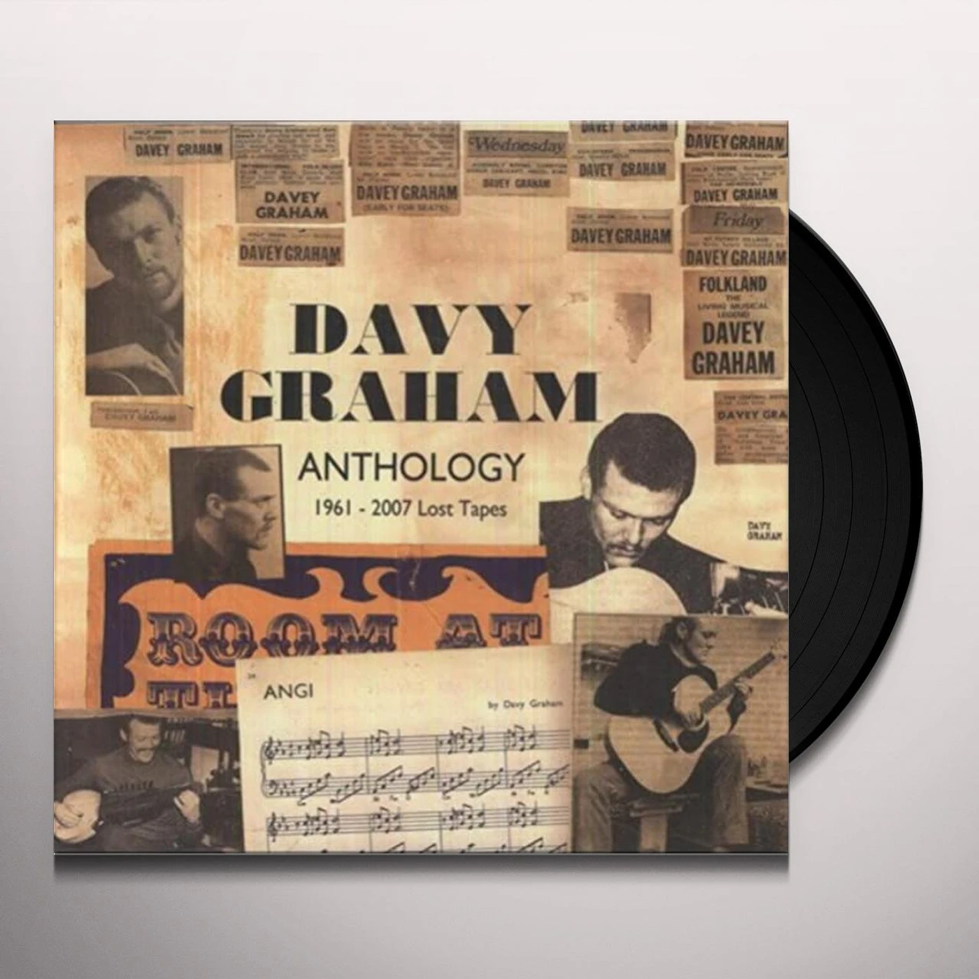 Davy Graham ANTHOLOGY: 1961 - 2007 LOST TAPES Vinyl Record - 180 Gram Pressing