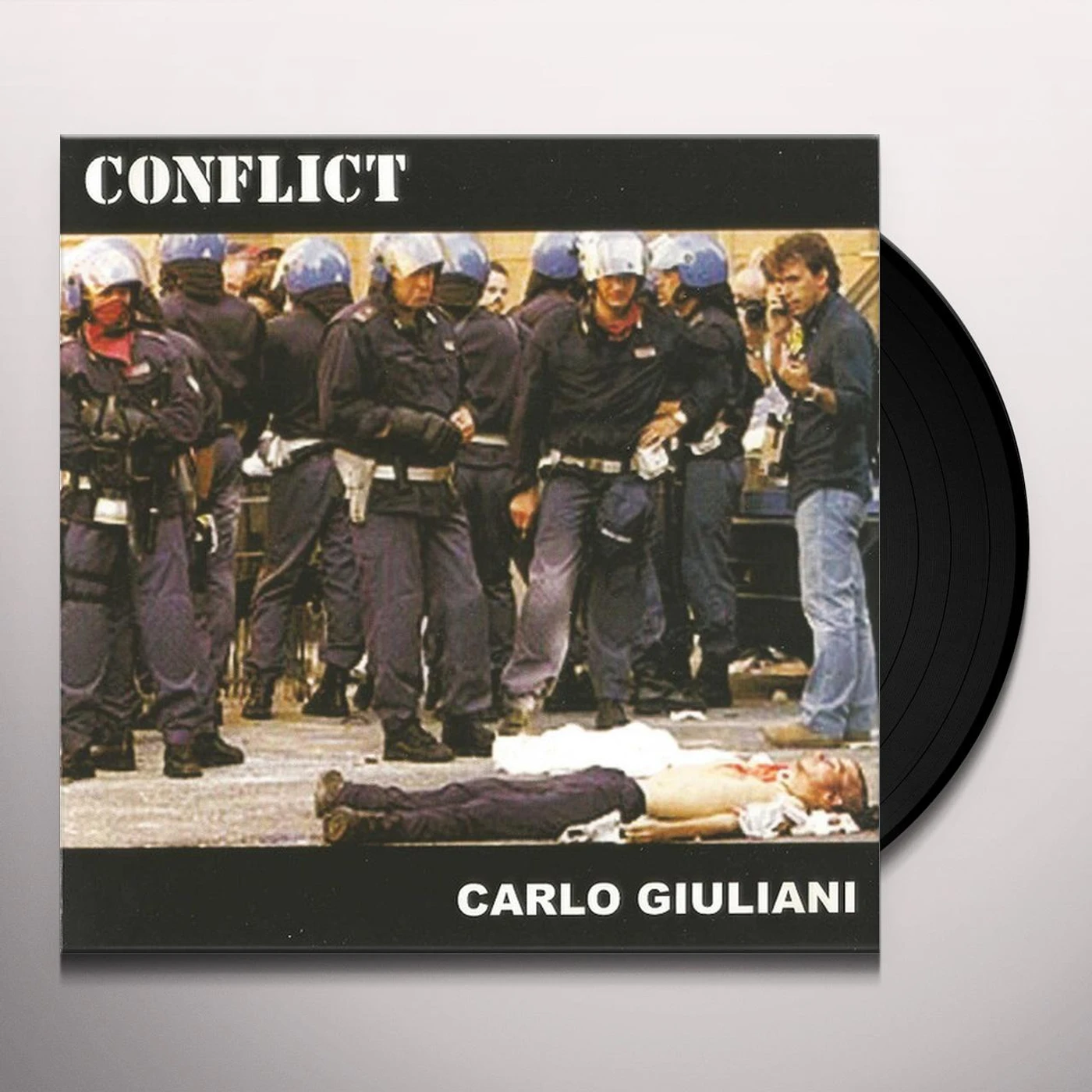 Conflict Carlo Giuliani Vinyl Record