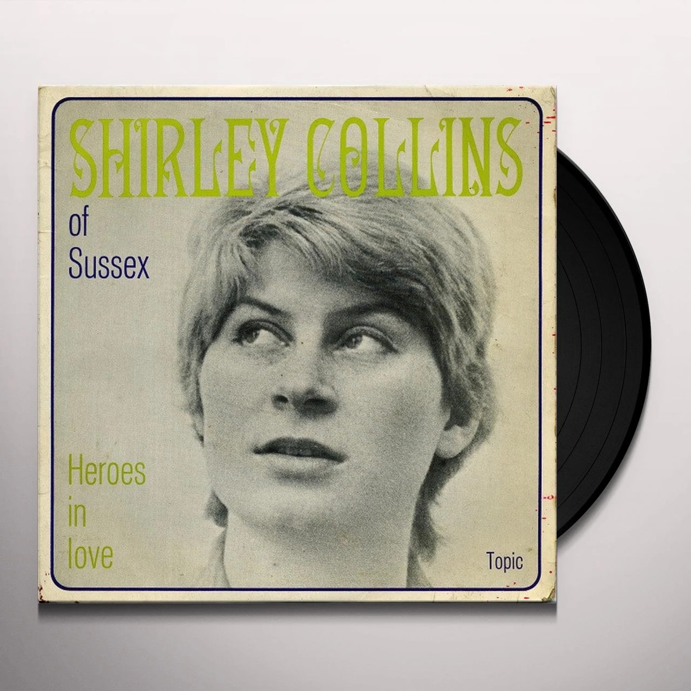Shirley Collins HEROES IN LOVE Vinyl Record - UK Release