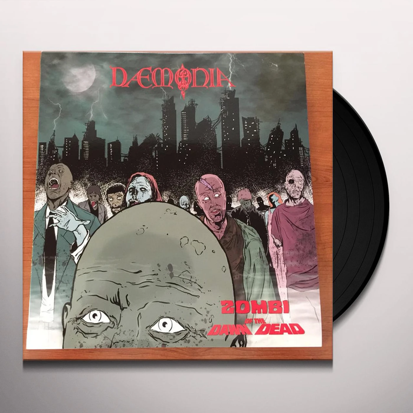 Daemonia ZOMBI/DOWN OF THE DEAD Vinyl Record - Italy Release